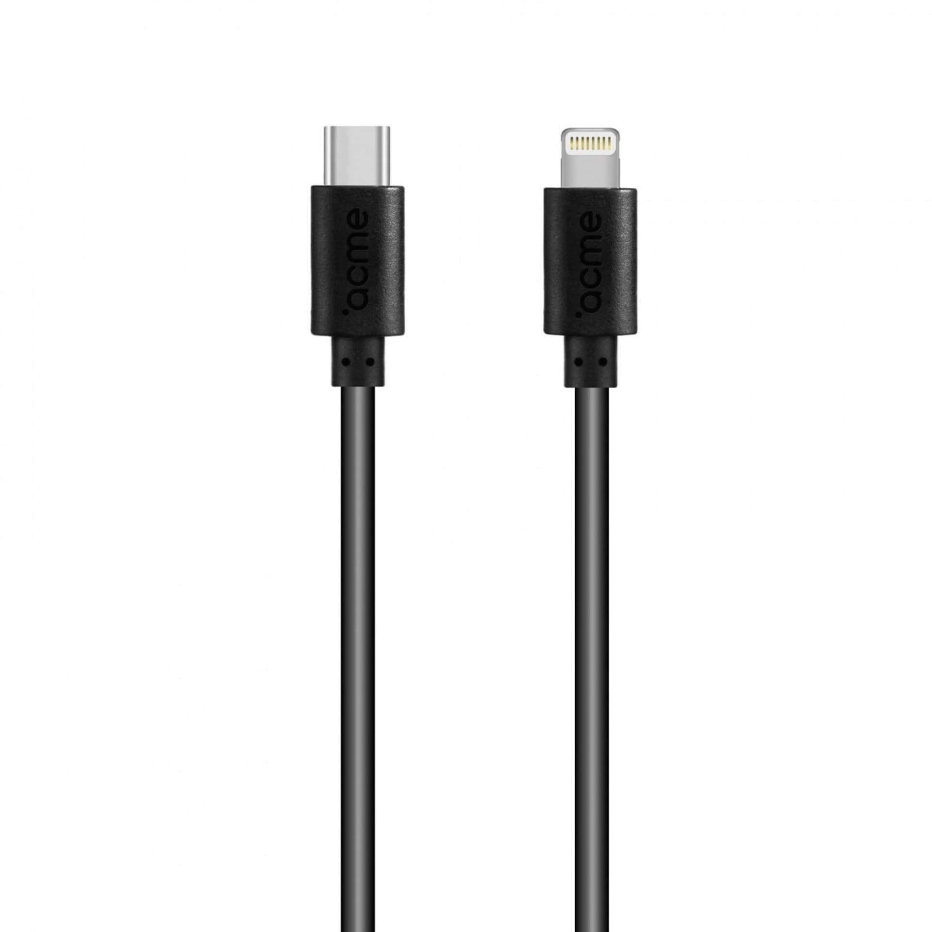 

Kabel CB1061 Lightning (M)- USB-C(M), PD20W, 1m, czarny, M)/pd20w/czarn