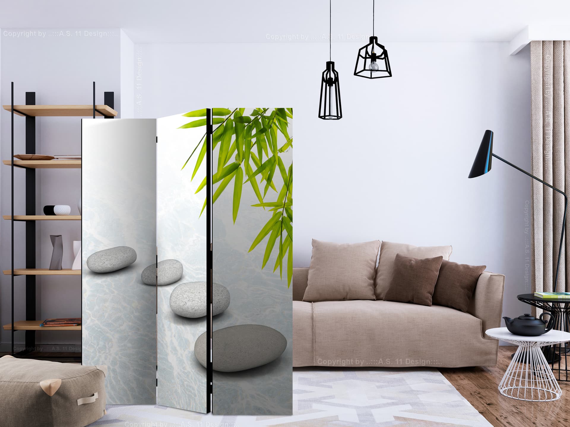 

Parawan 3-częściowy - Stoicki spokój [Room Dividers] (rozmiar 135x172)