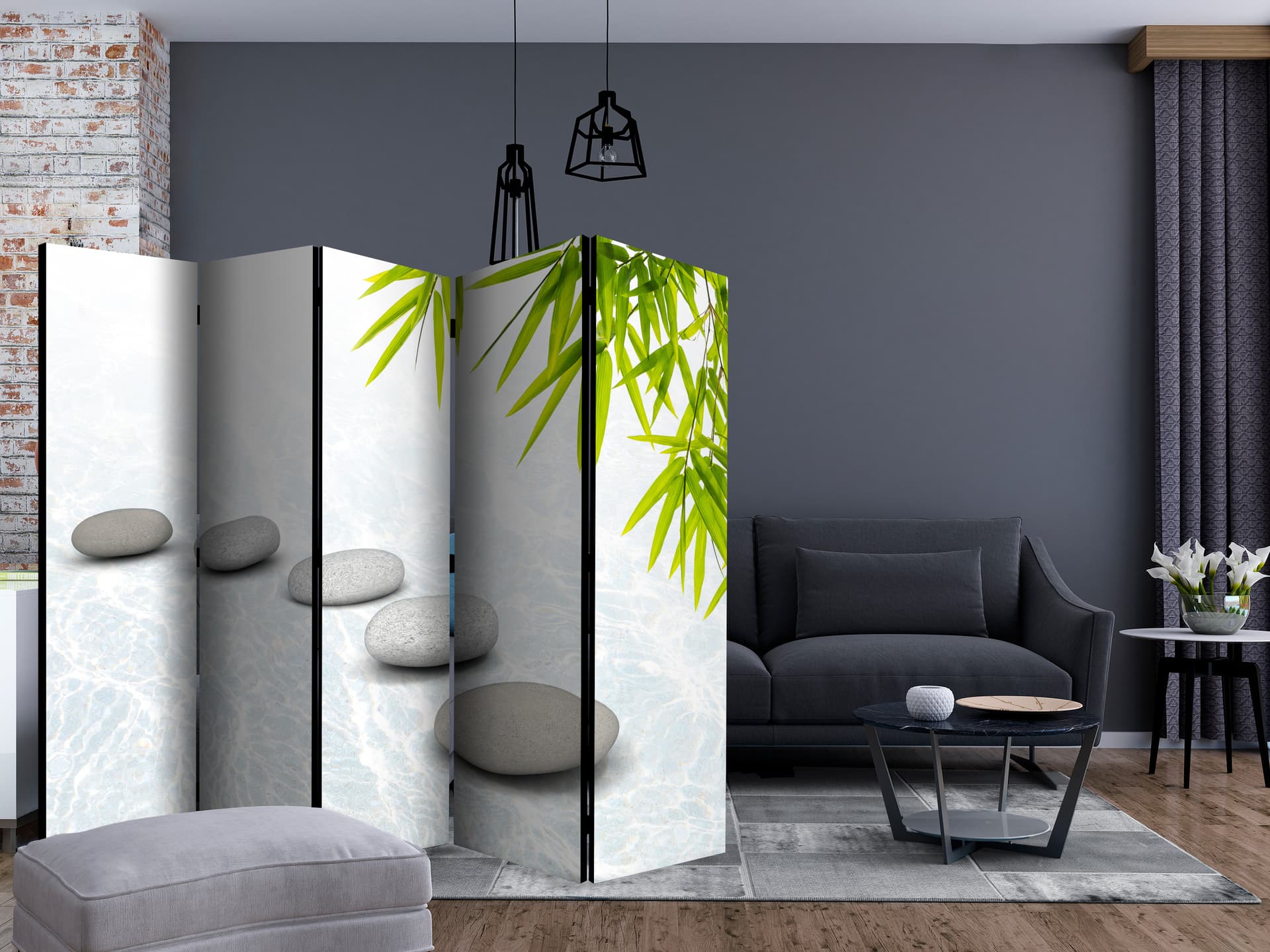

Parawan 5-częściowy - Stoicki spokój II [Room Dividers] (rozmiar 225x172)