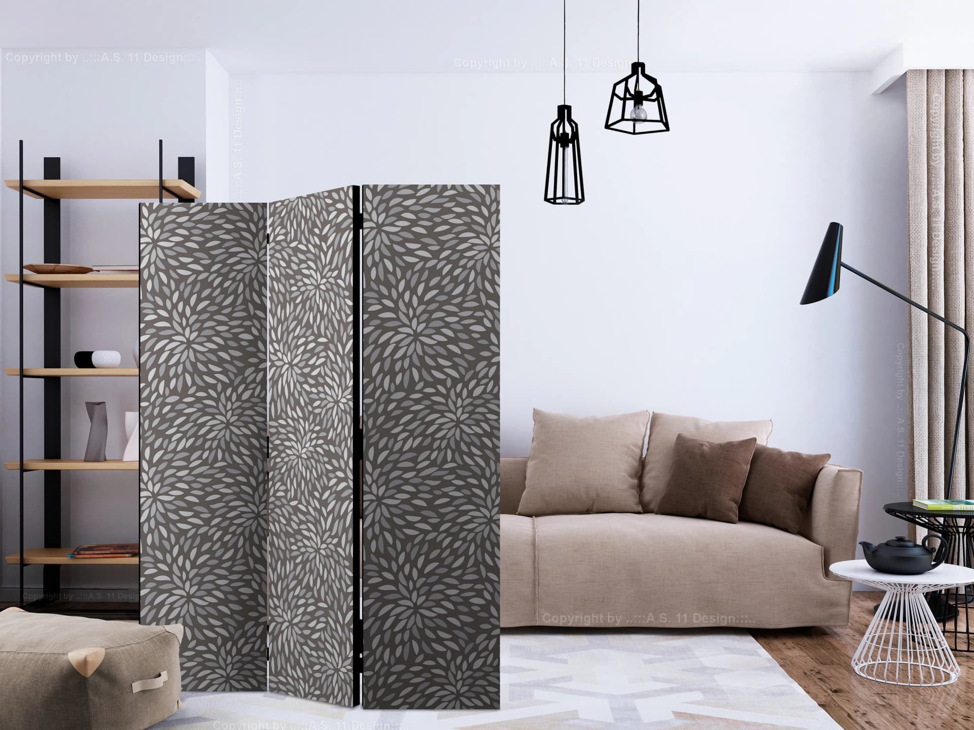 

Parawan 3-częściowy - Ziarenka [Room Dividers] (rozmiar 135x172)