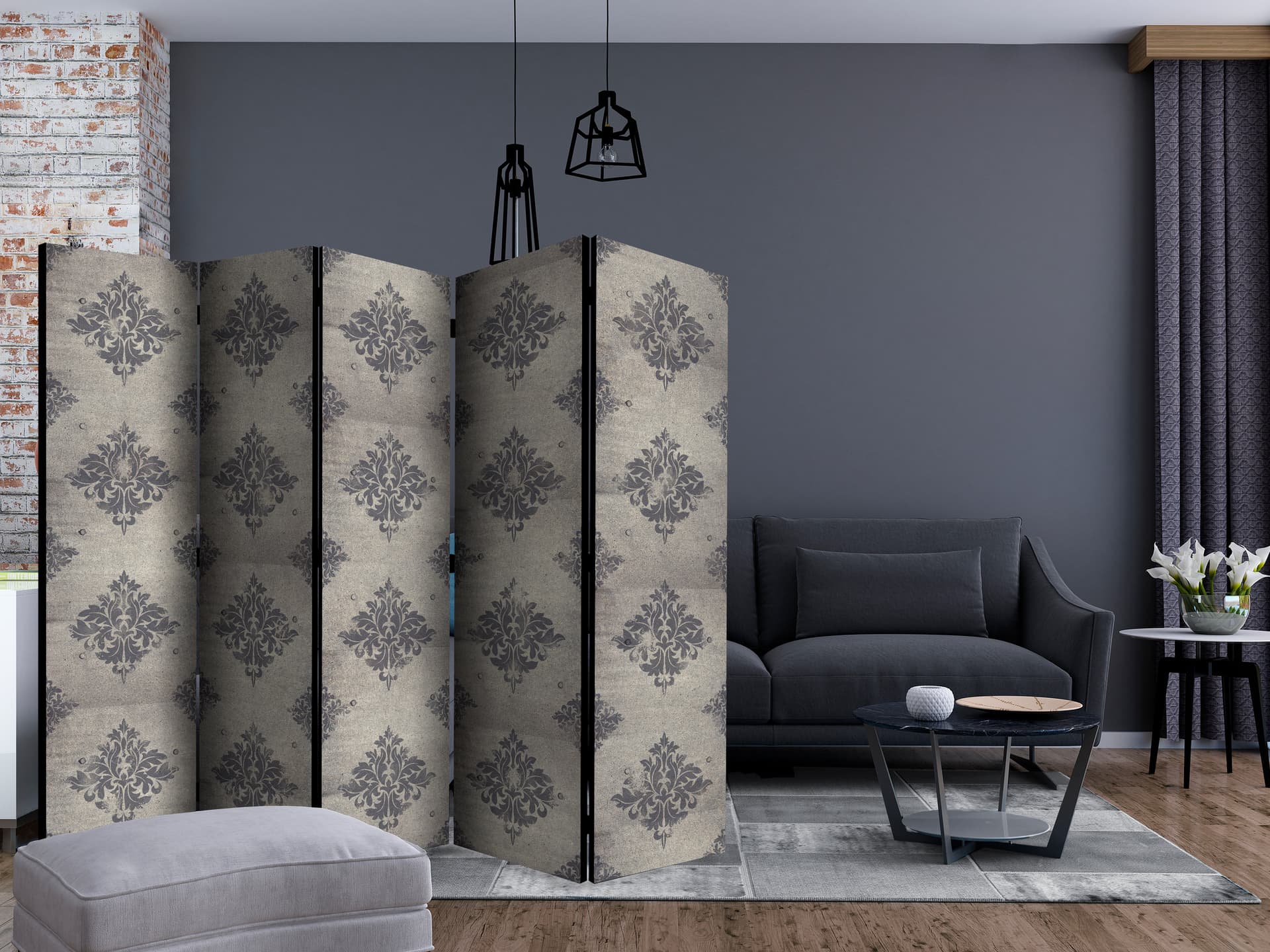 

Parawan 5-częściowy - Jesienna zaduma II [Room Dividers] (rozmiar 225x172)