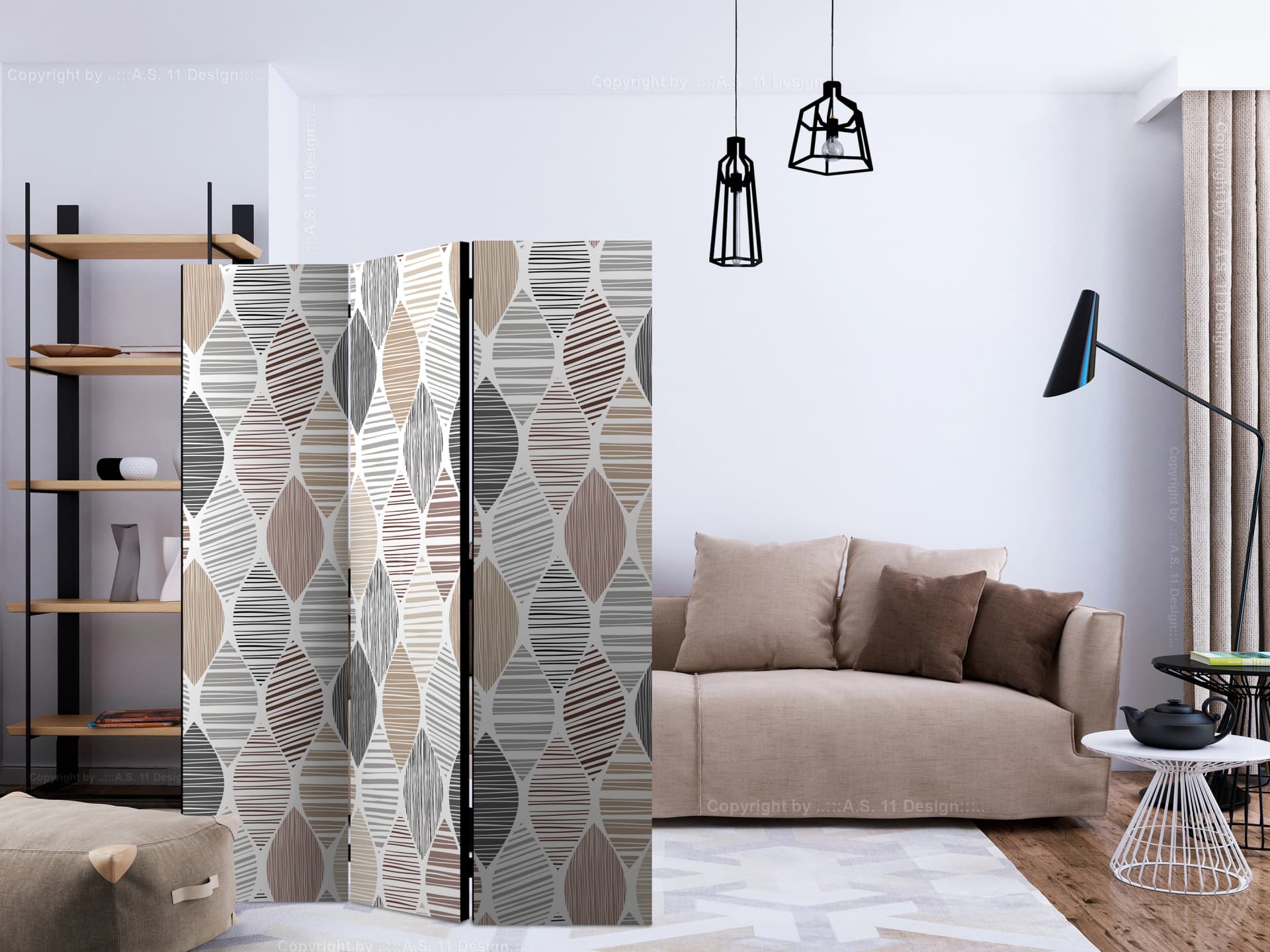 

Parawan 3-częściowy - Łezki [Room Dividers] (rozmiar 135x172)