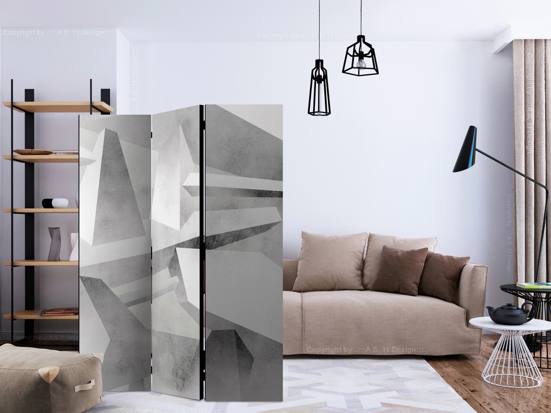 

Parawan 3-częściowy - Zamrożone skrzydła [Room Dividers] (rozmiar 135x172)