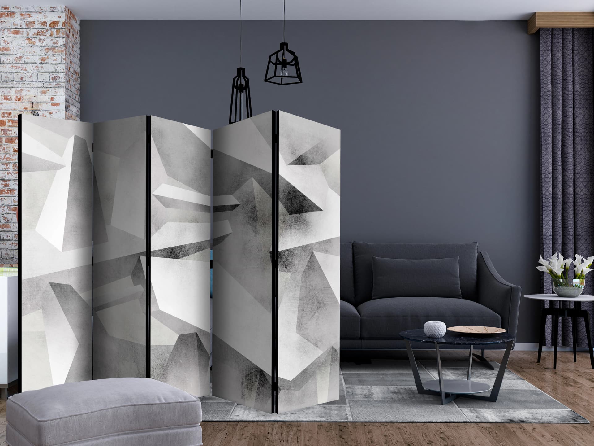 

Parawan 5-częściowy - Zamrożone skrzydła II [Room Dividers] (rozmiar 225x172)