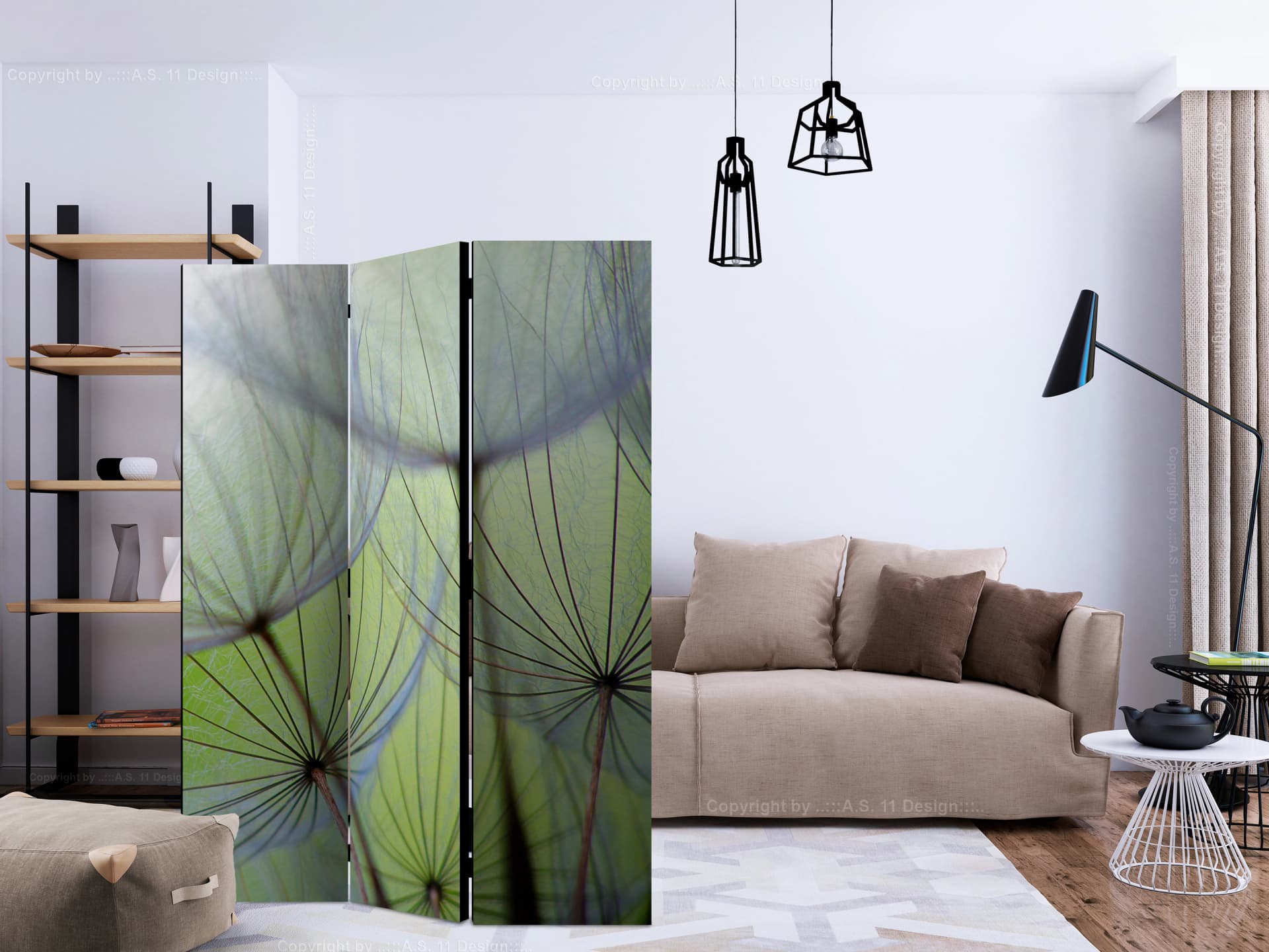 

Parawan 3-częściowy - Chwile ulotne [Room Dividers] (rozmiar 135x172)