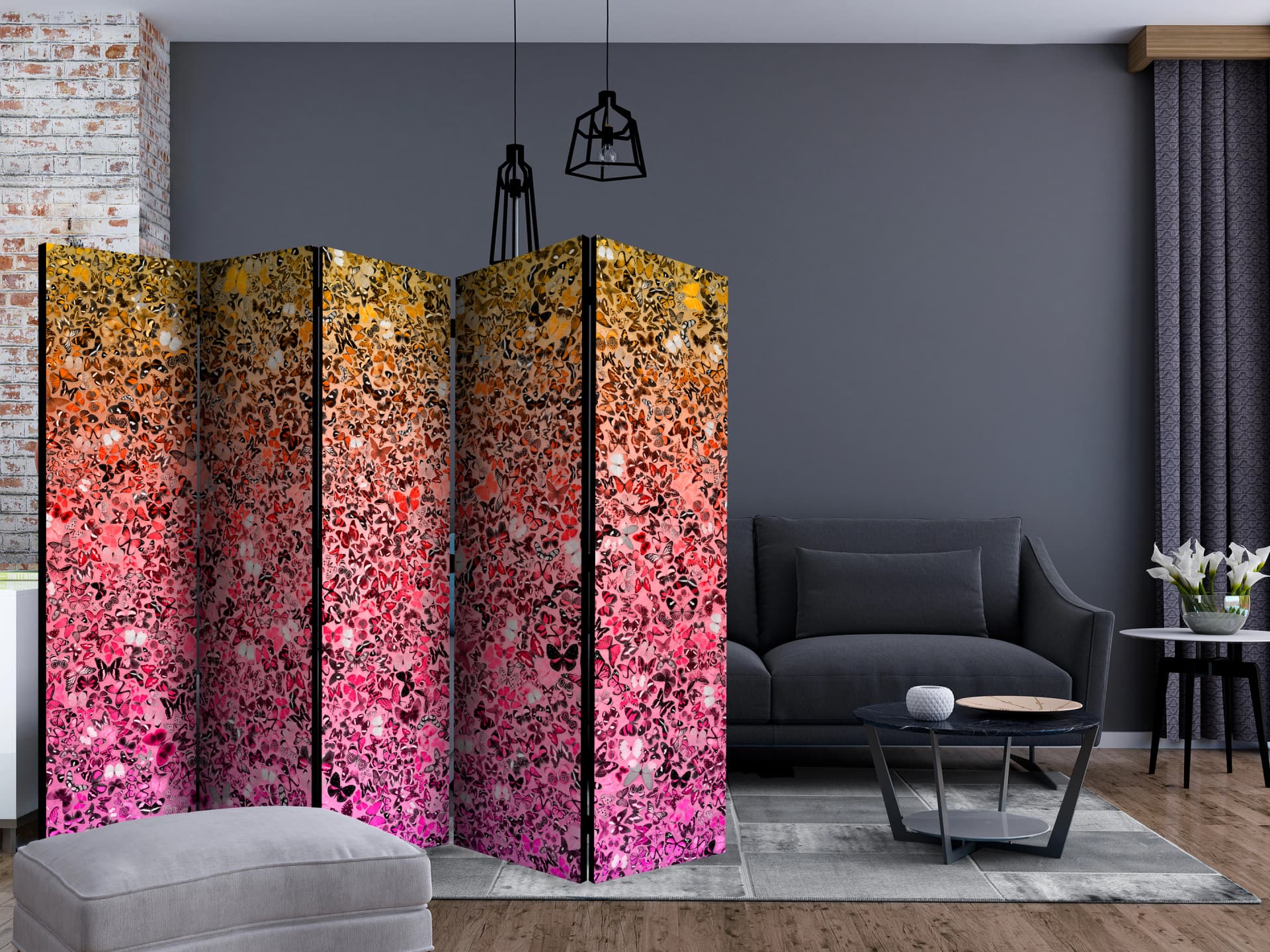 

Parawan 5-częściowy - Język motyli II [Room Dividers] (rozmiar 225x172)
