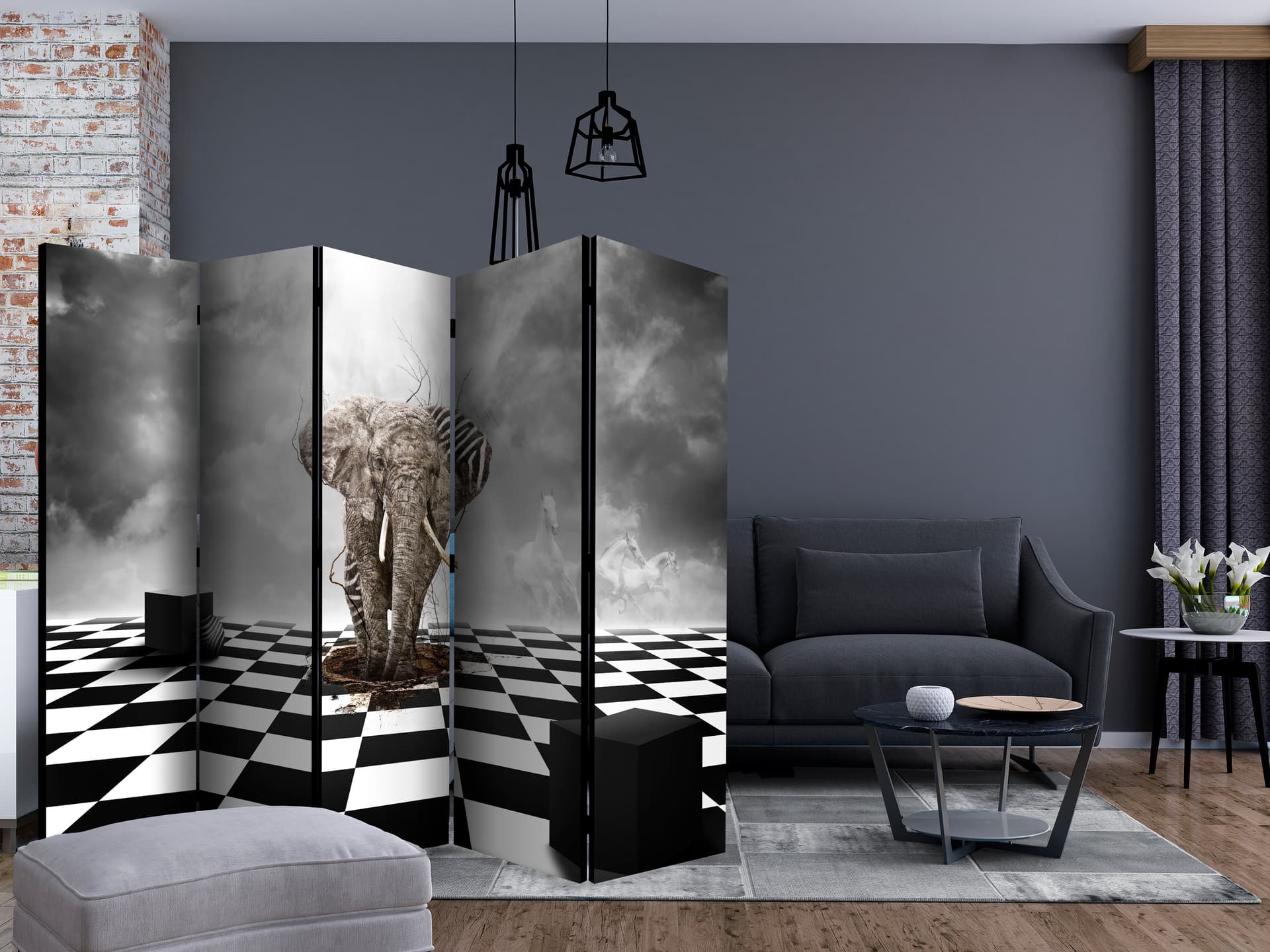 

Parawan 5-częściowy - Ucieczka z Afryki II [Room Dividers] (rozmiar 225x172)