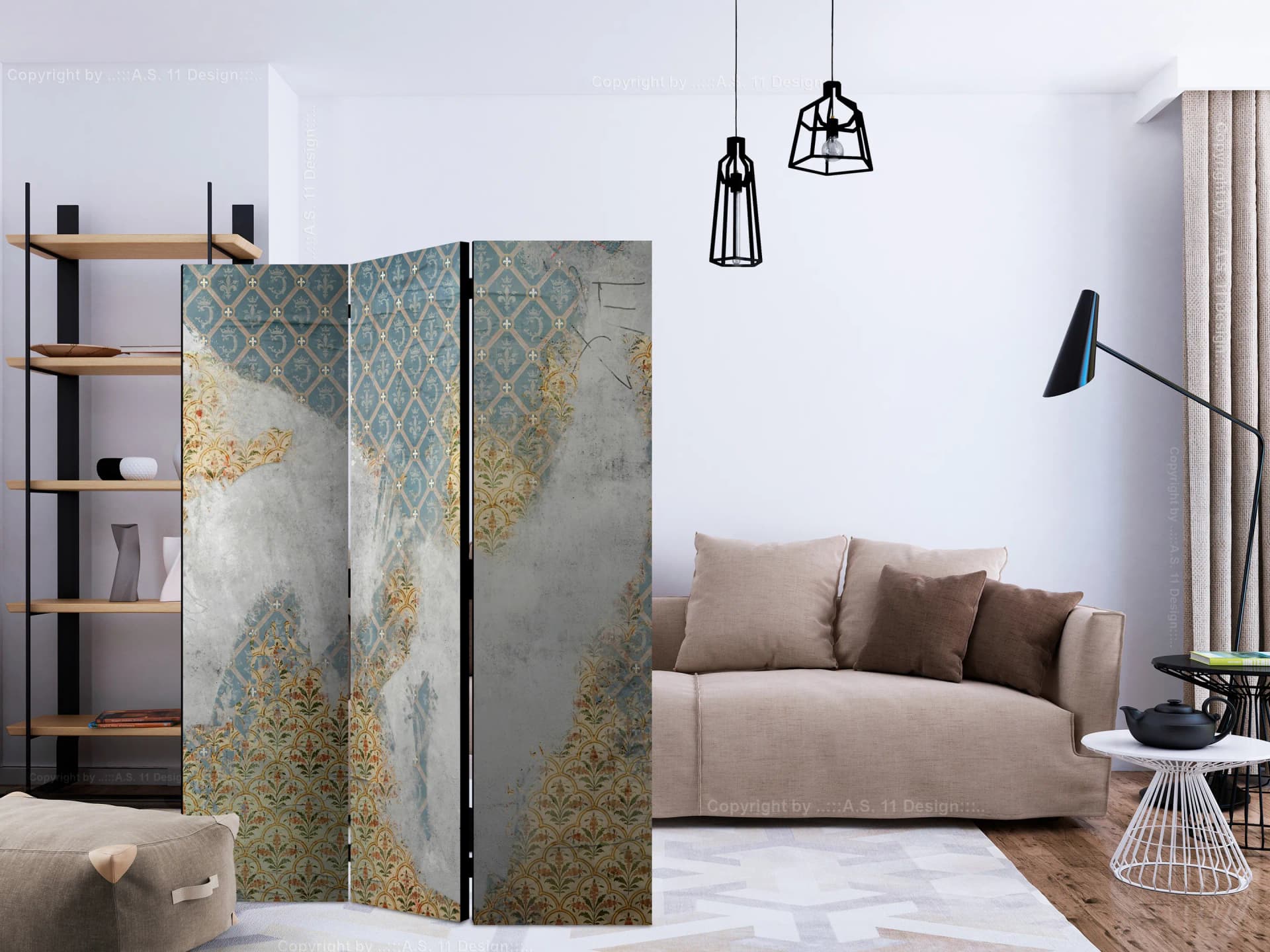 

Parawan 3-częściowy - Resztki przeszłości [Room Dividers] (rozmiar 135x172)
