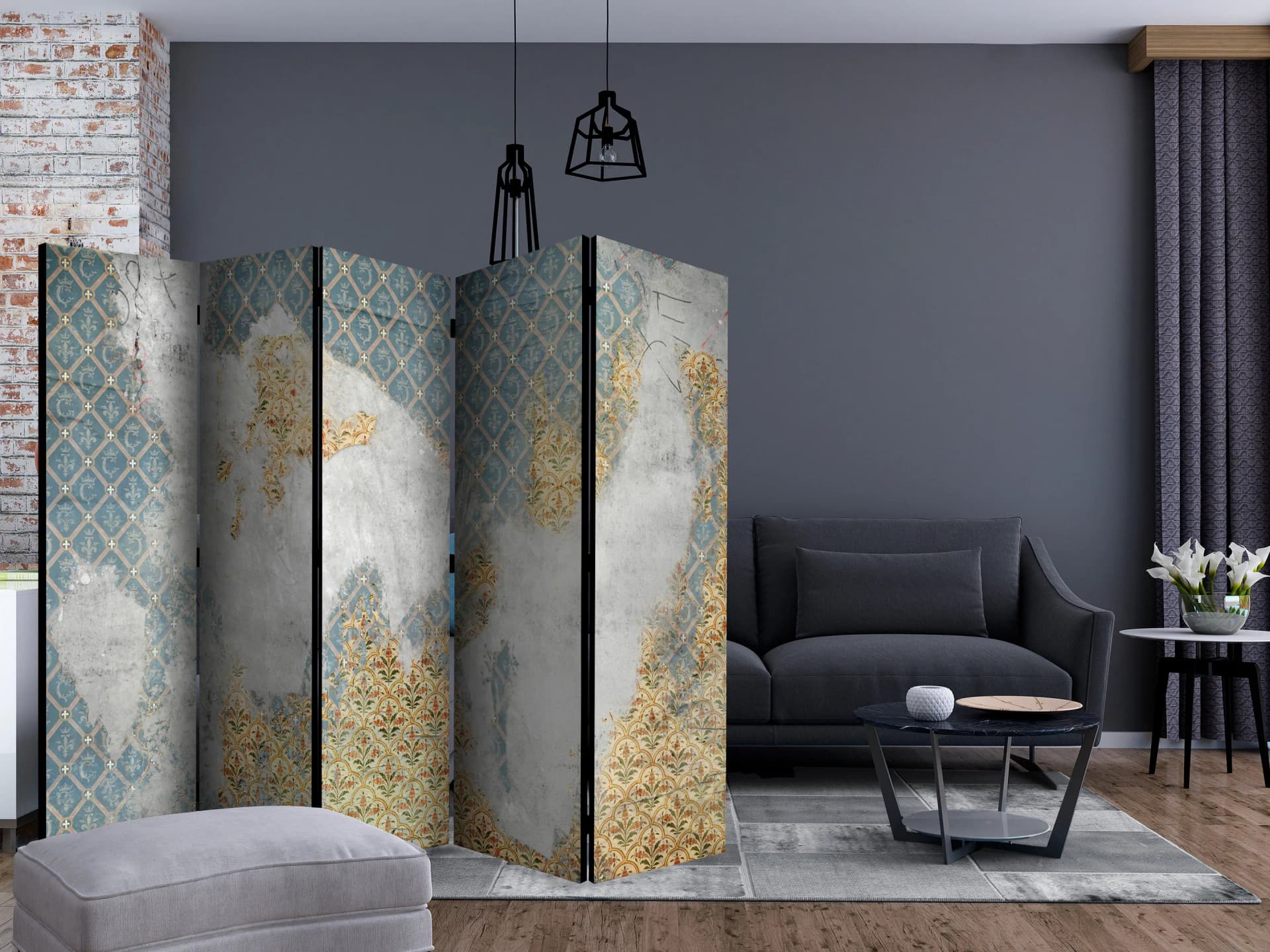 

Parawan 5-częściowy - Resztki przeszłości II [Room Dividers] (rozmiar 225x172)