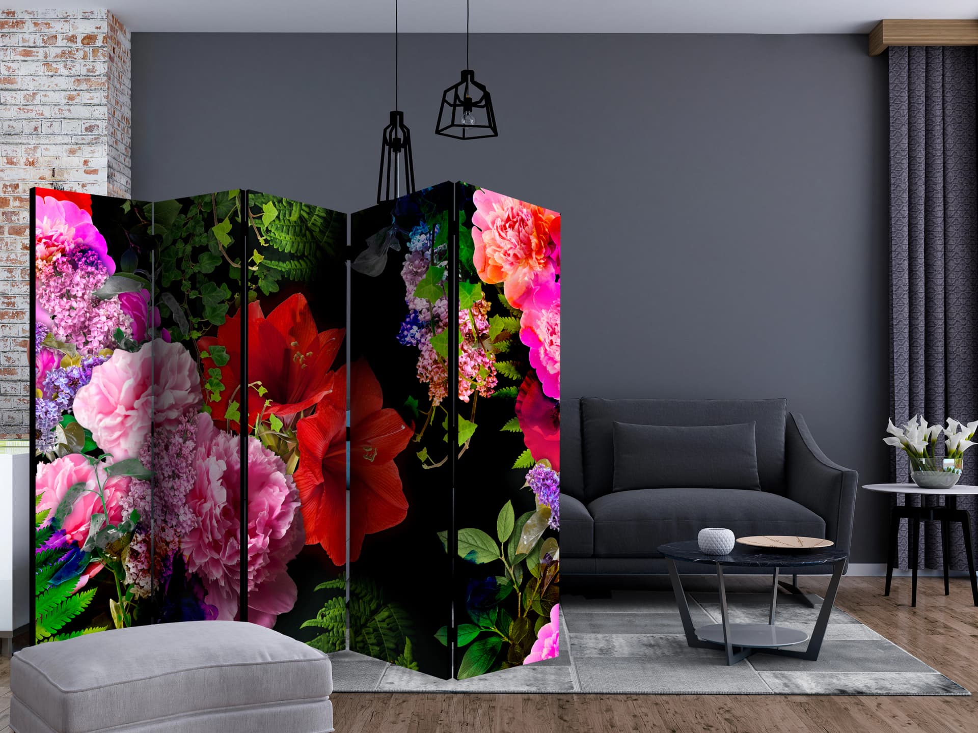 

Parawan 5-częściowy - Letni wieczór II [Room Dividers] (rozmiar 225x172)