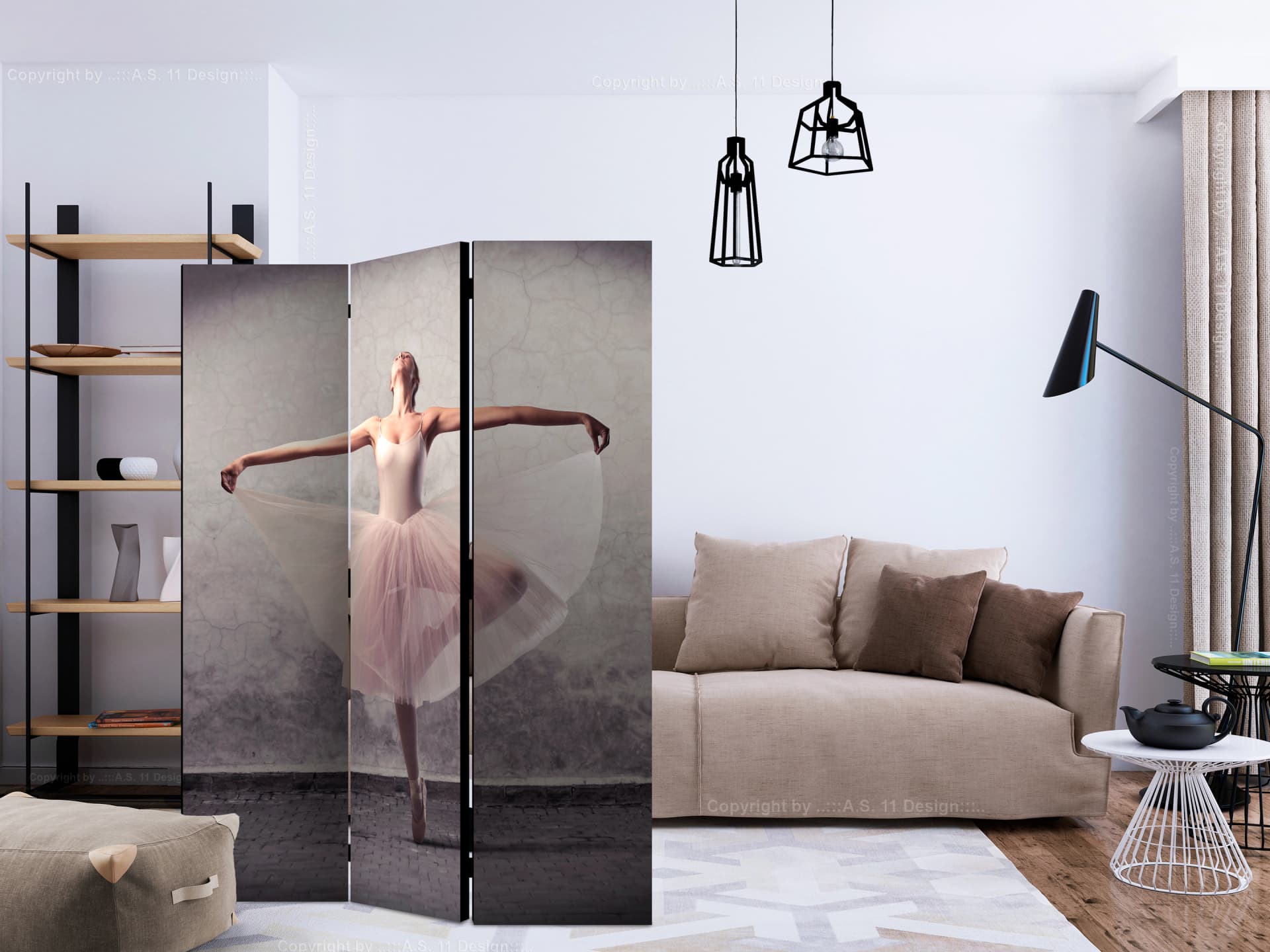 

Parawan 3-częściowy - Balet - poezja bez słów [Room Dividers] (rozmiar 135x172)