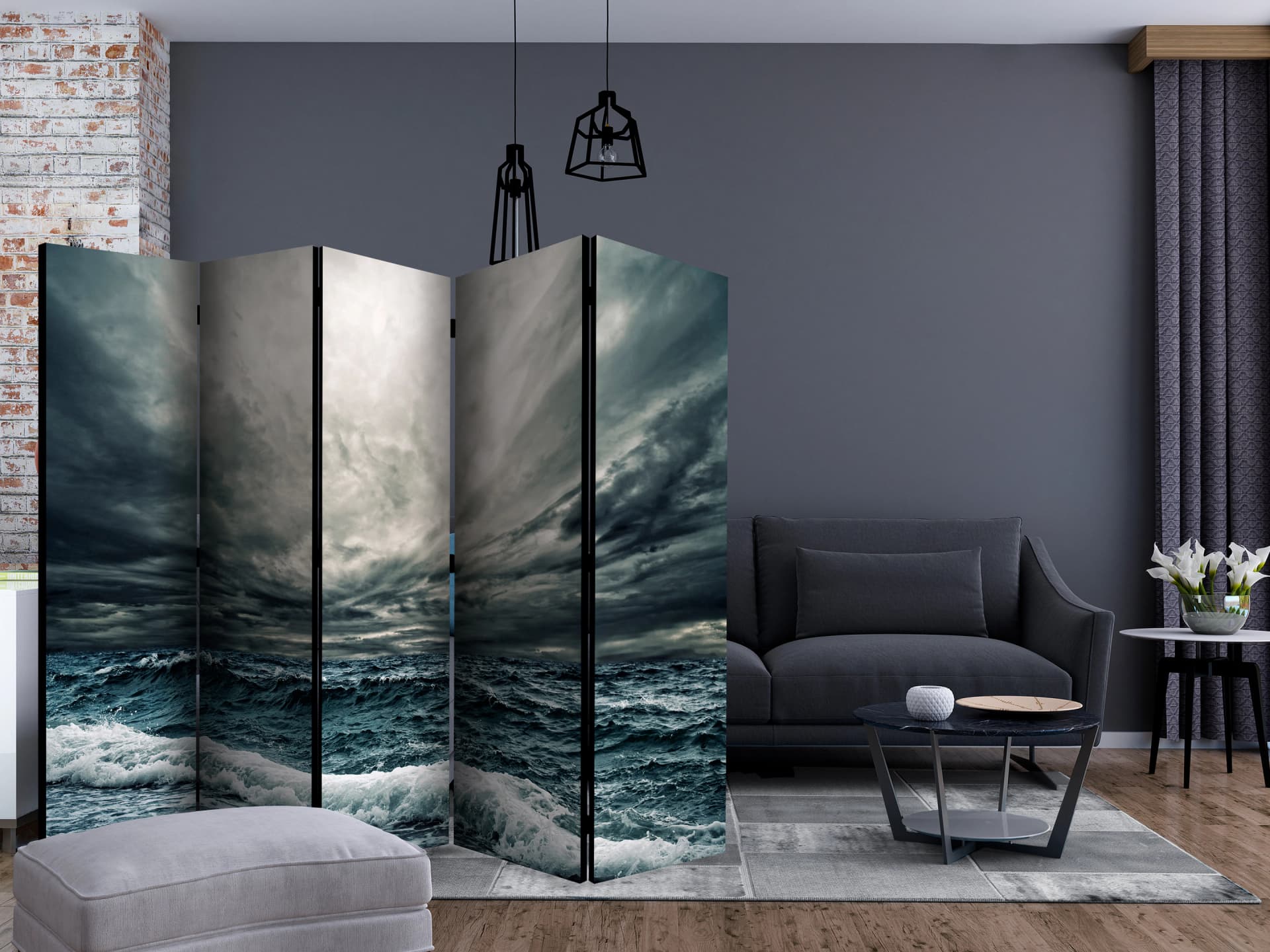 

Parawan 5-częściowy - Ocean waves II [Room Dividers] (rozmiar 225x172)