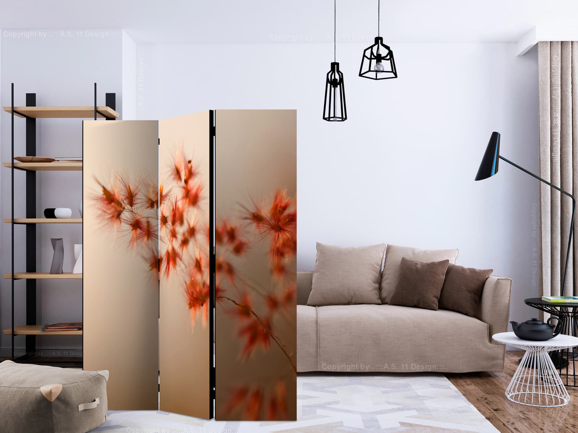 

Parawan 3-częściowy - Bliżej natury [Room Dividers] (rozmiar 135x172)
