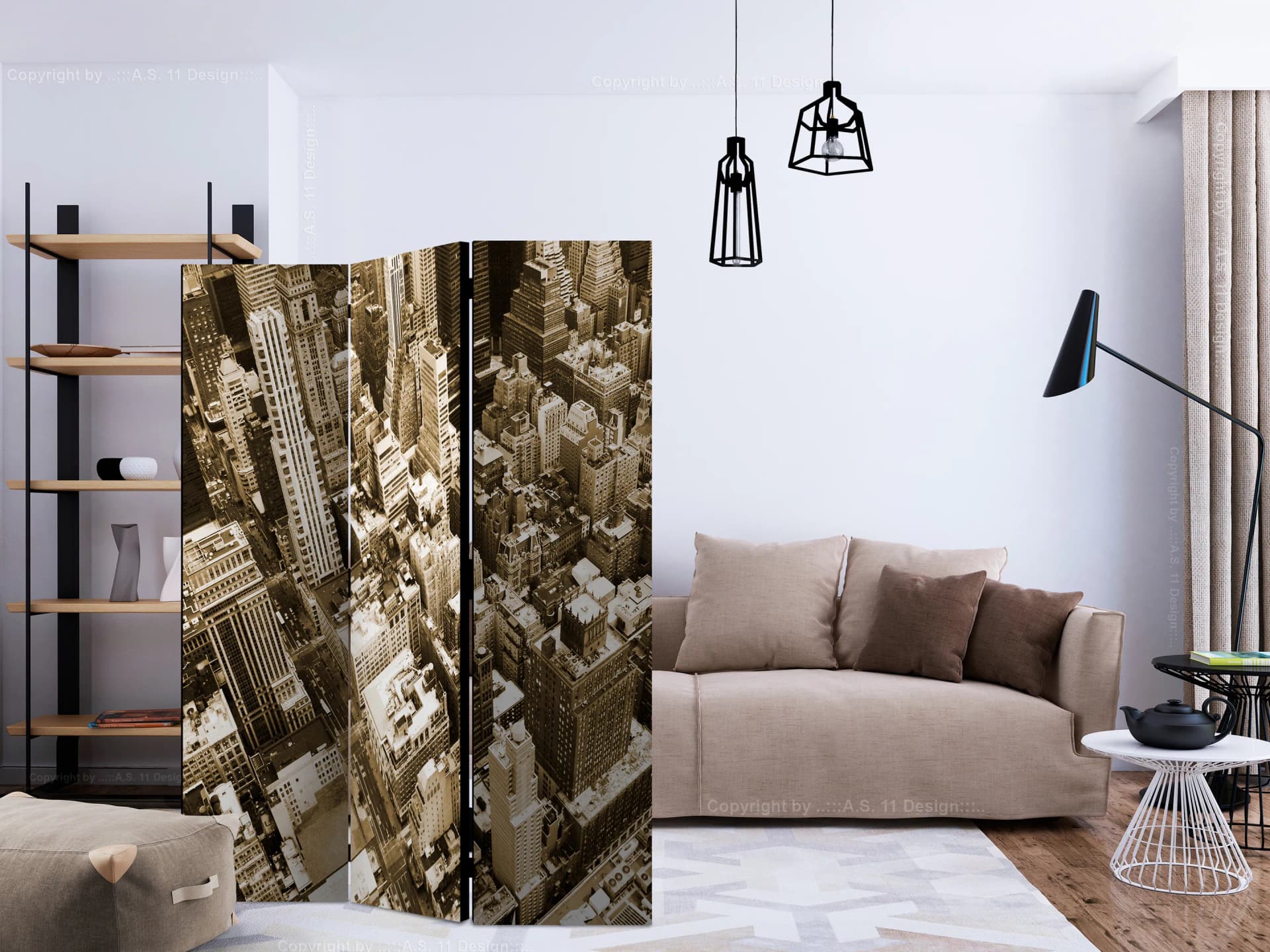 

Parawan 3-częściowy - Nowy Jork, Manhattan [Room Dividers] (rozmiar 135x172)