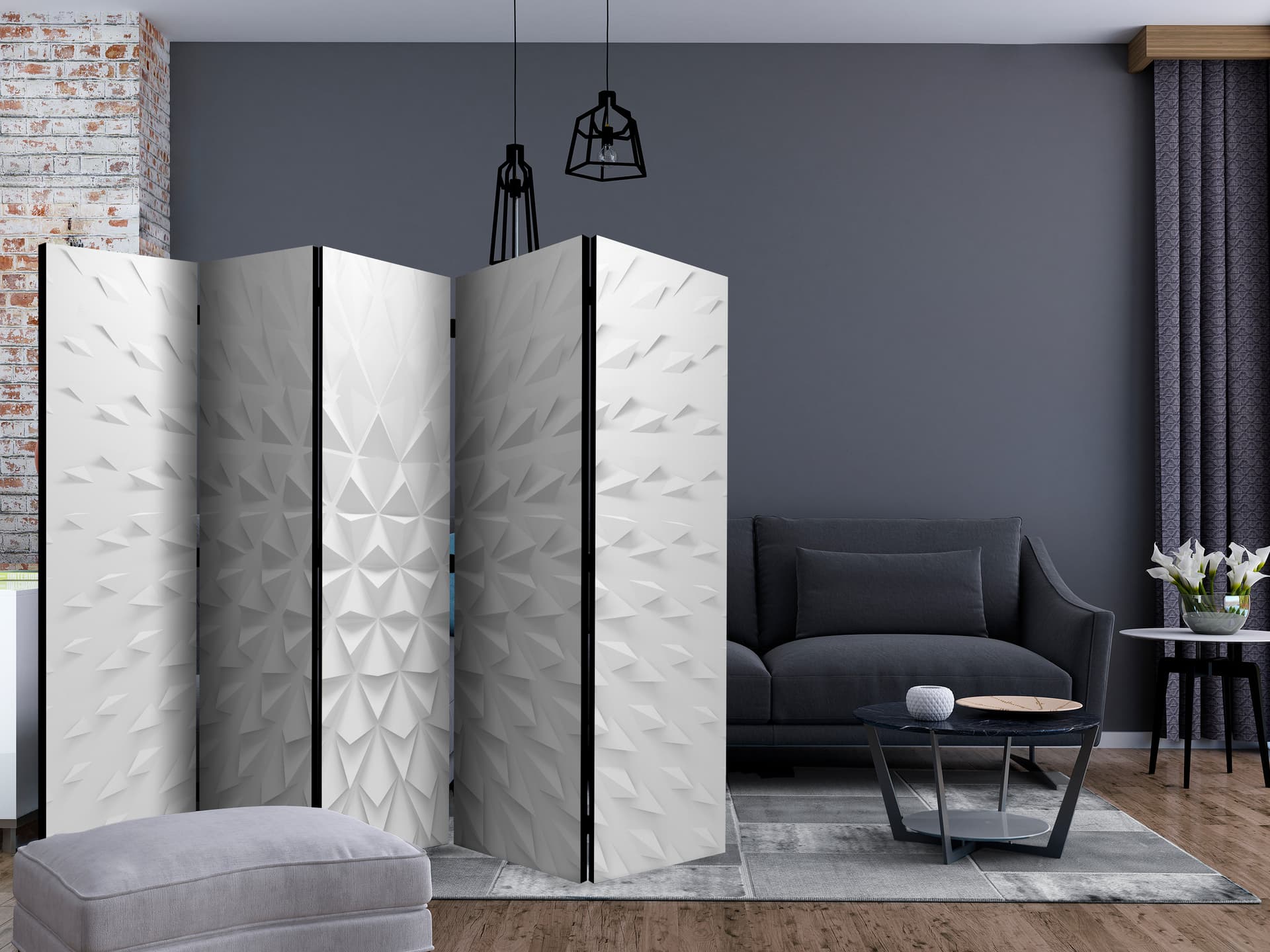 

Parawan 5-częściowy - Twierdza iluzji II [Room Dividers] (rozmiar 225x172)