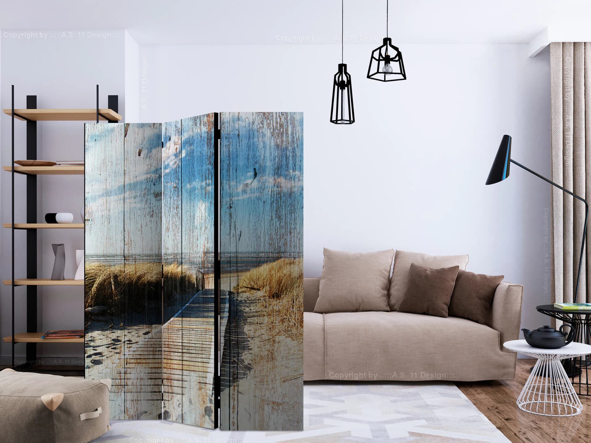 

Parawan 3-częściowy - Niezapomniane lato [Room Dividers] (rozmiar 135x172)