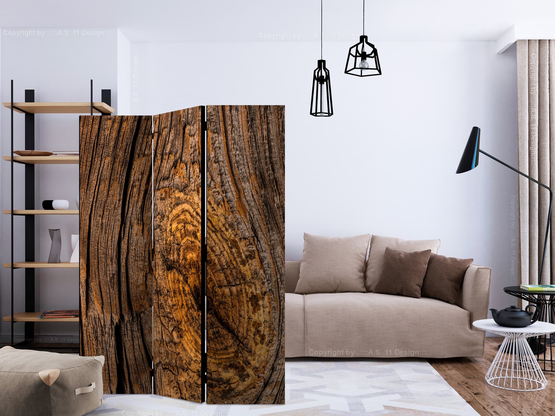 

Parawan 3-częściowy - Stare drzewo [Room Dividers] (rozmiar 135x172)