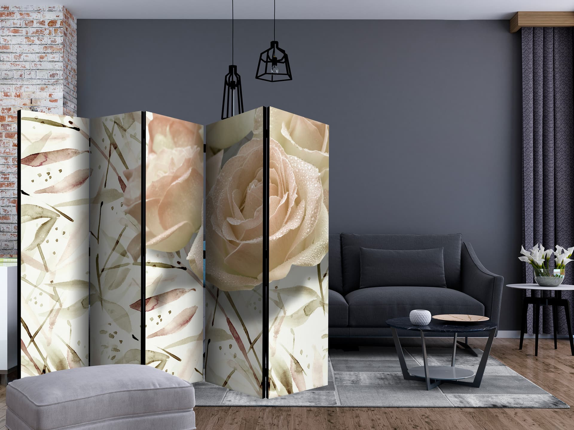 

Parawan 5-częściowy - Urodzinowe życzenia II [Room Dividers] (rozmiar 225x172)