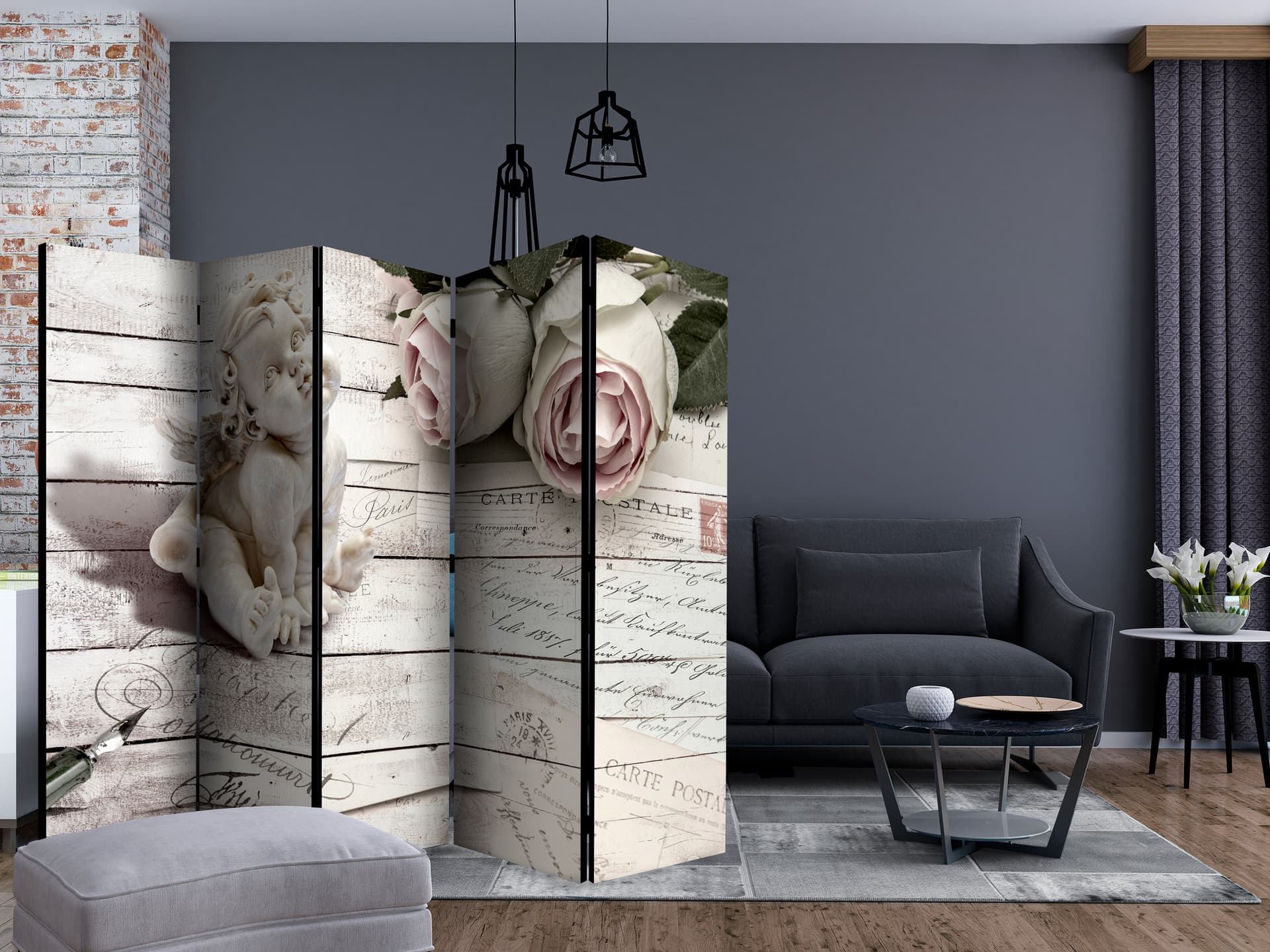 

Parawan 5-częściowy - Słodkie wspomnienia z przeszłości II [Room Dividers] (rozmiar 225x172)