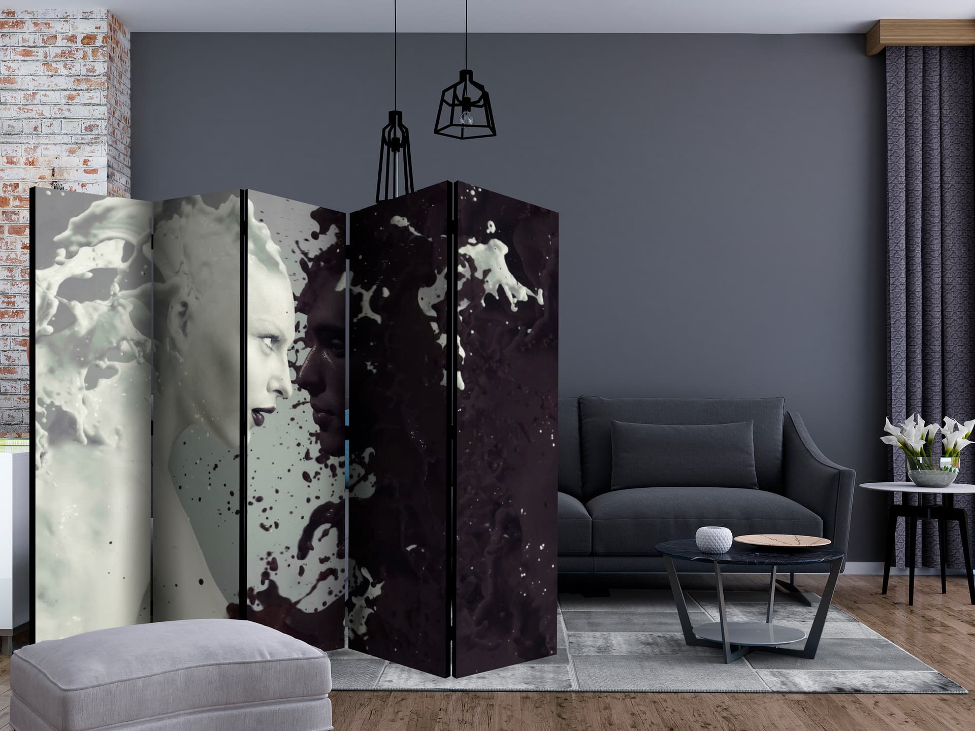 

Parawan 5-częściowy - Miłość bez granic II [Room Dividers] (rozmiar 225x172)