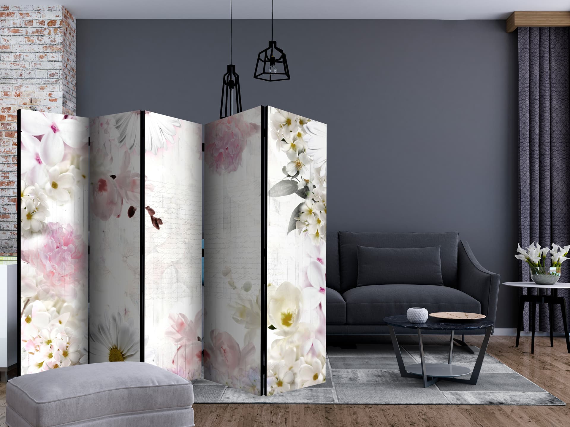 

Parawan 5-częściowy - Zapach wiosny II [Room Dividers] (rozmiar 225x172)