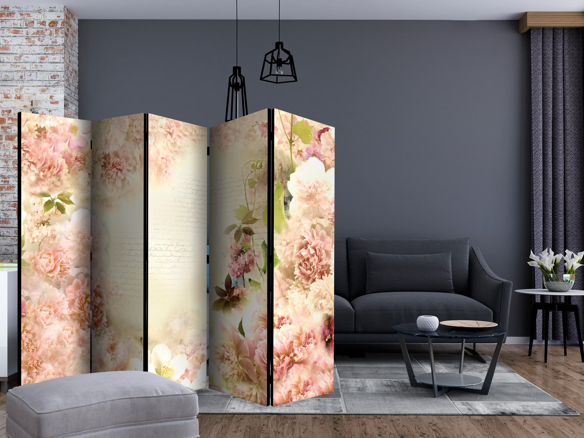 

Parawan 5-częściowy - Wiosenna woń II [Room Dividers] (rozmiar 225x172)