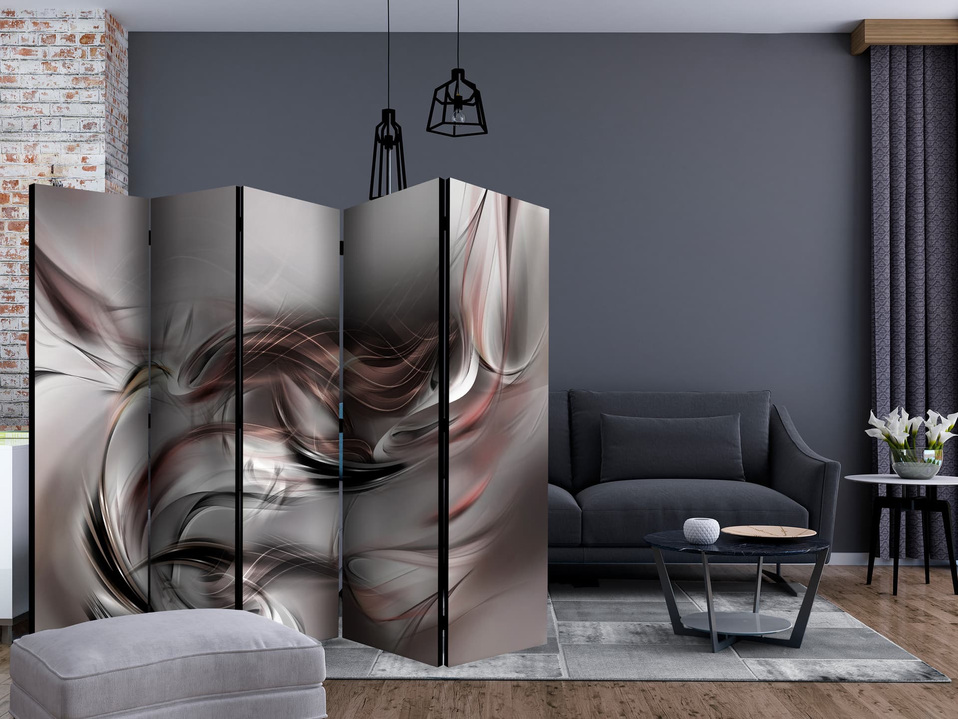

Parawan 5-częściowy - Abstrakcyjny obłok II [Room Dividers] (rozmiar 225x172)
