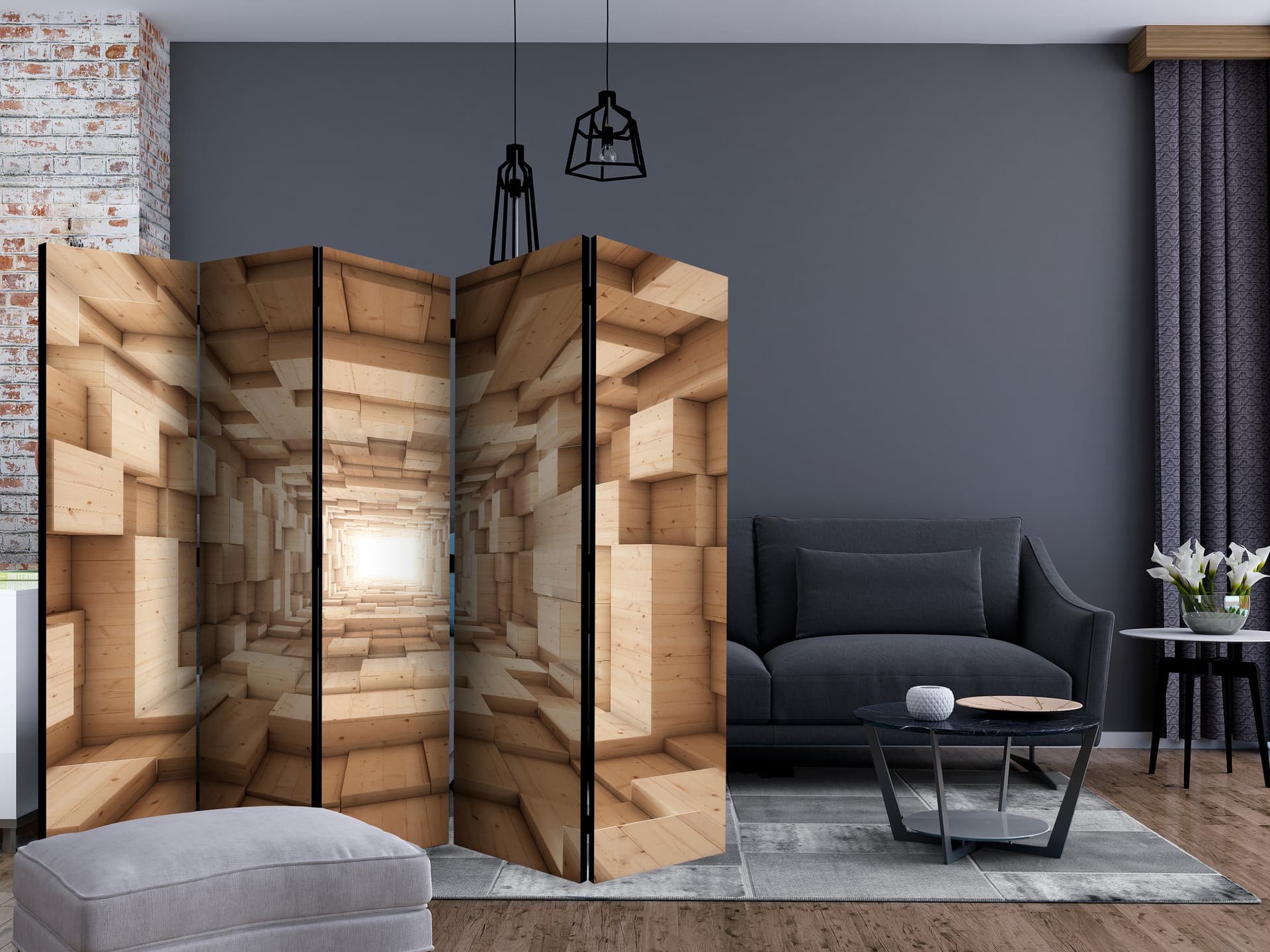 

Parawan 5-częściowy - Ku górze… II II [Room Dividers] (rozmiar 225x172)