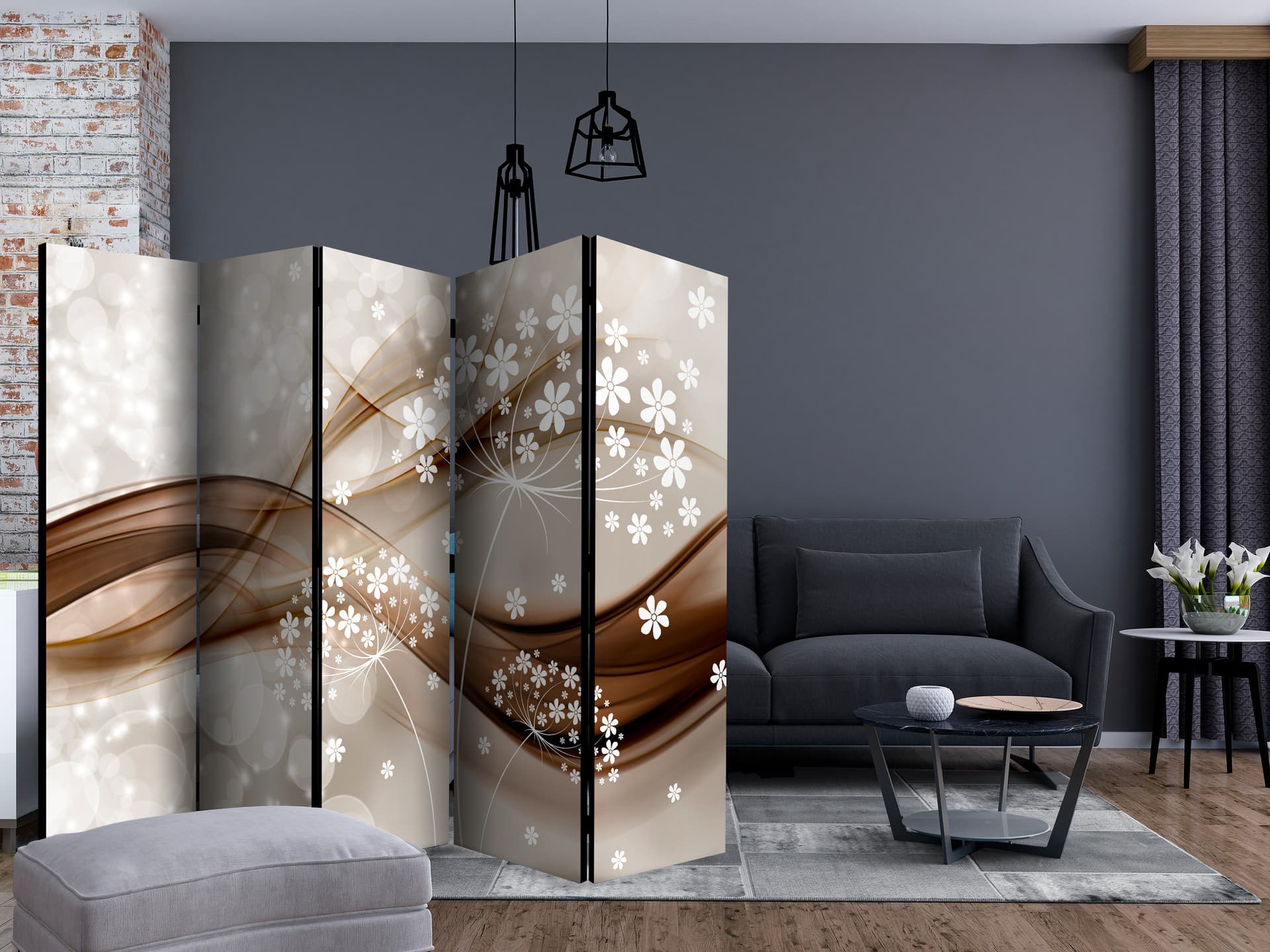 

Parawan 5-częściowy - Wiosenne historie II [Room Dividers] (rozmiar 225x172)