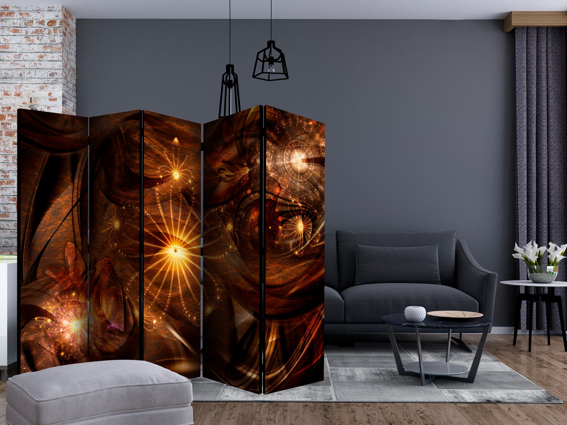 

Parawan 5-częściowy - Jaskinia skarbów II [Room Dividers] (rozmiar 225x172)