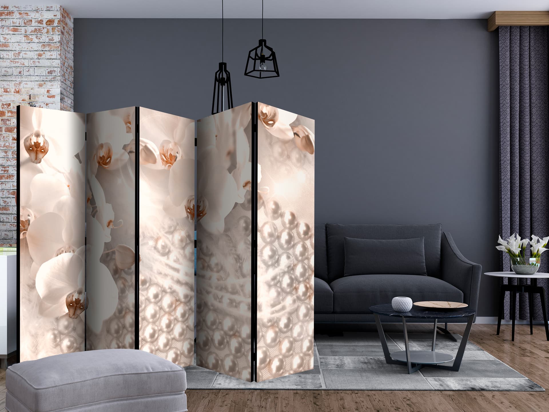 

Parawan 5-częściowy - Skarby elegancji II [Room Dividers] (rozmiar 225x172)