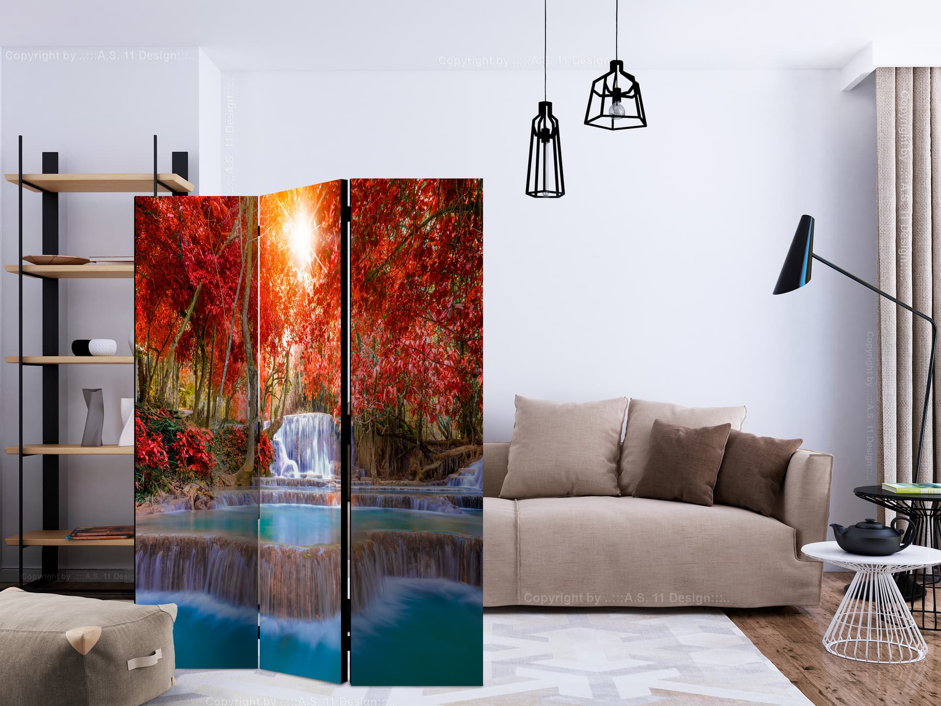 

Parawan 3-częściowy - Magia natury [Room Dividers] (rozmiar 135x172)