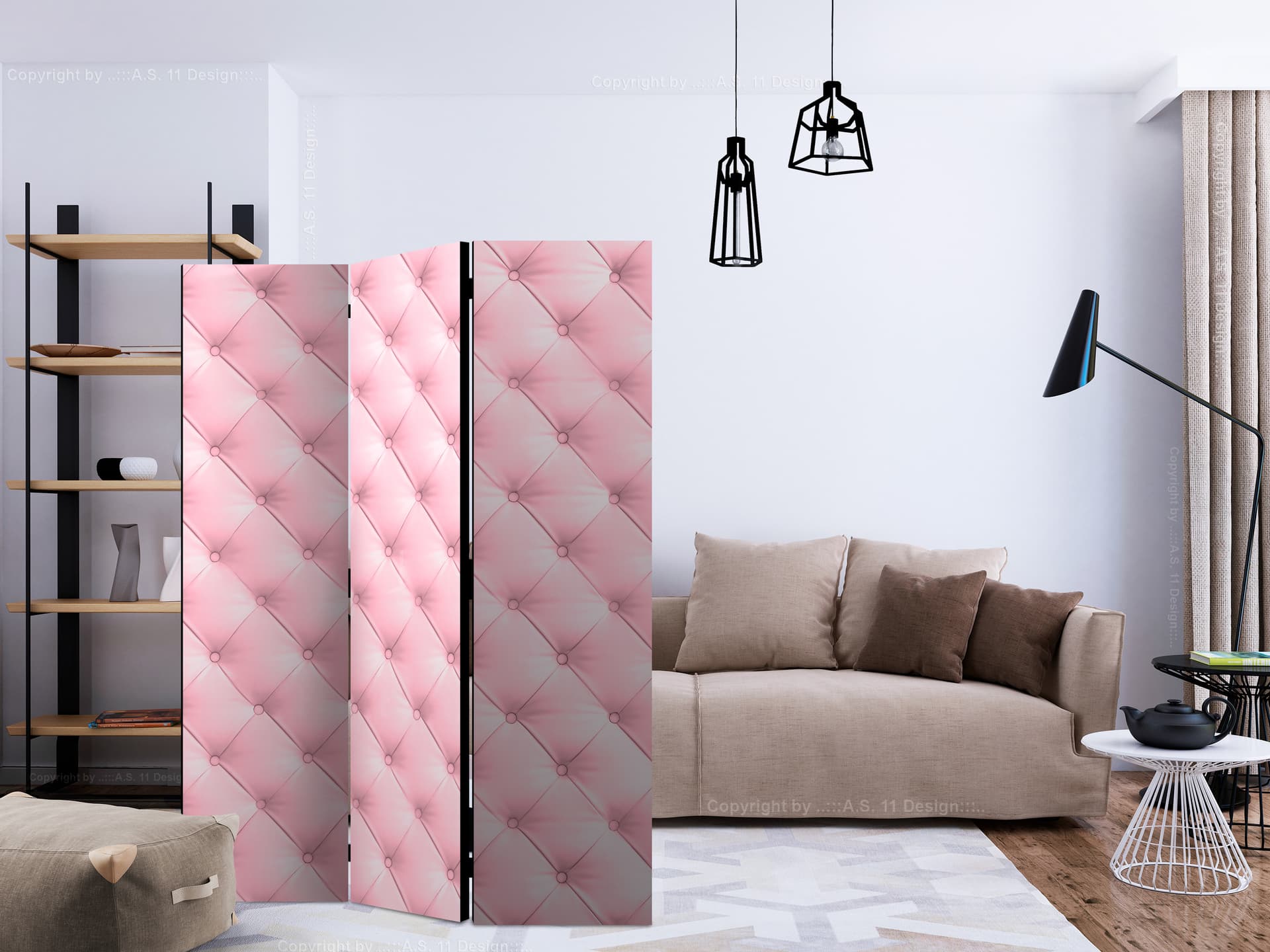 

Parawan 3-częściowy - Słodka pianka [Room Dividers] (rozmiar 135x172)