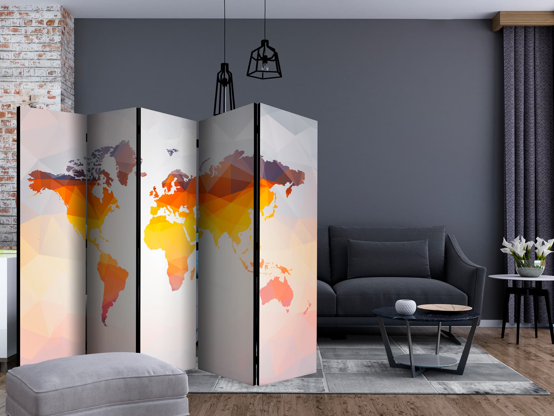 

Parawan 5-częściowy - Pokryte rdzą II [Room Dividers] (rozmiar 225x172)