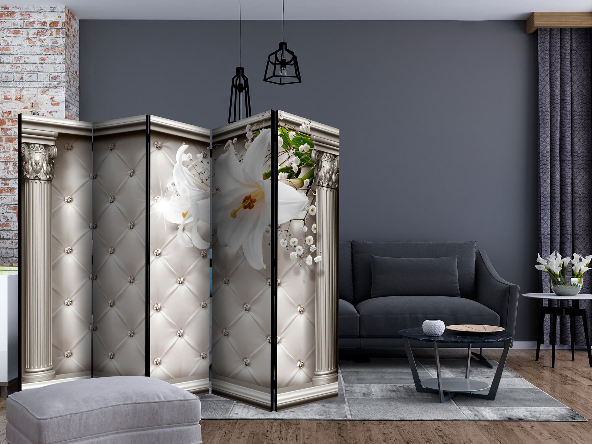 

Parawan 5-częściowy - Kolumnowa scena II [Room Dividers] (rozmiar 225x172)