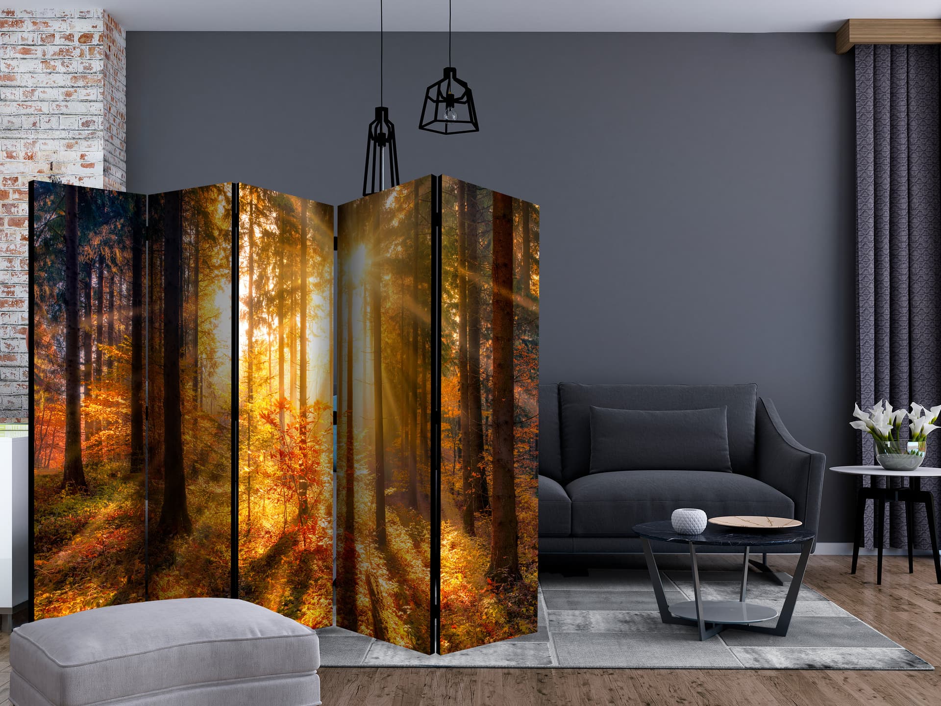 

Parawan 5-częściowy - Przebudzenie jesieni II [Room Dividers] (rozmiar 225x172)