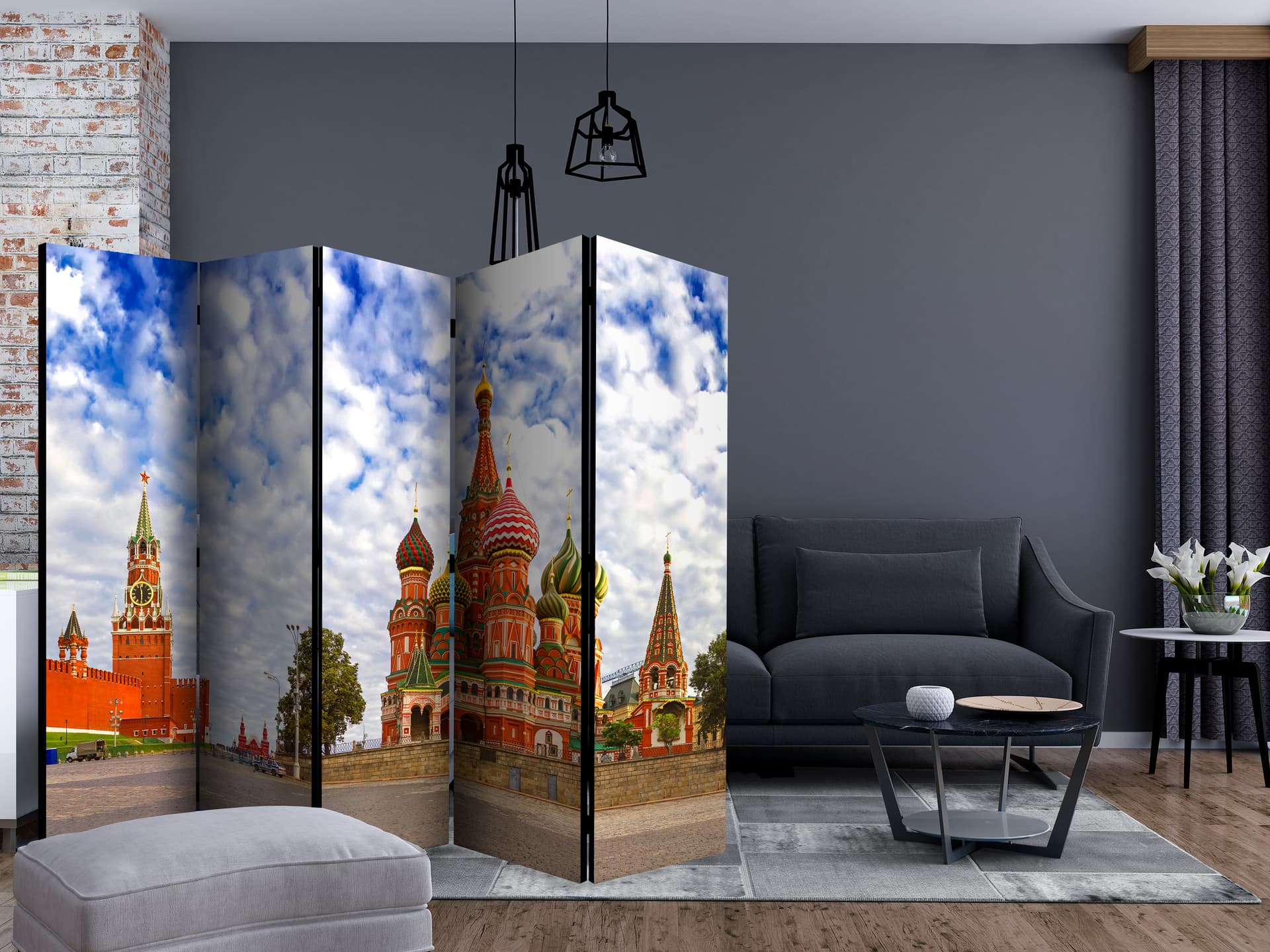 

Parawan 5-częściowy - Plac Czerwony w Moskwie, Rosja II [Room Dividers] (rozmiar 225x172)