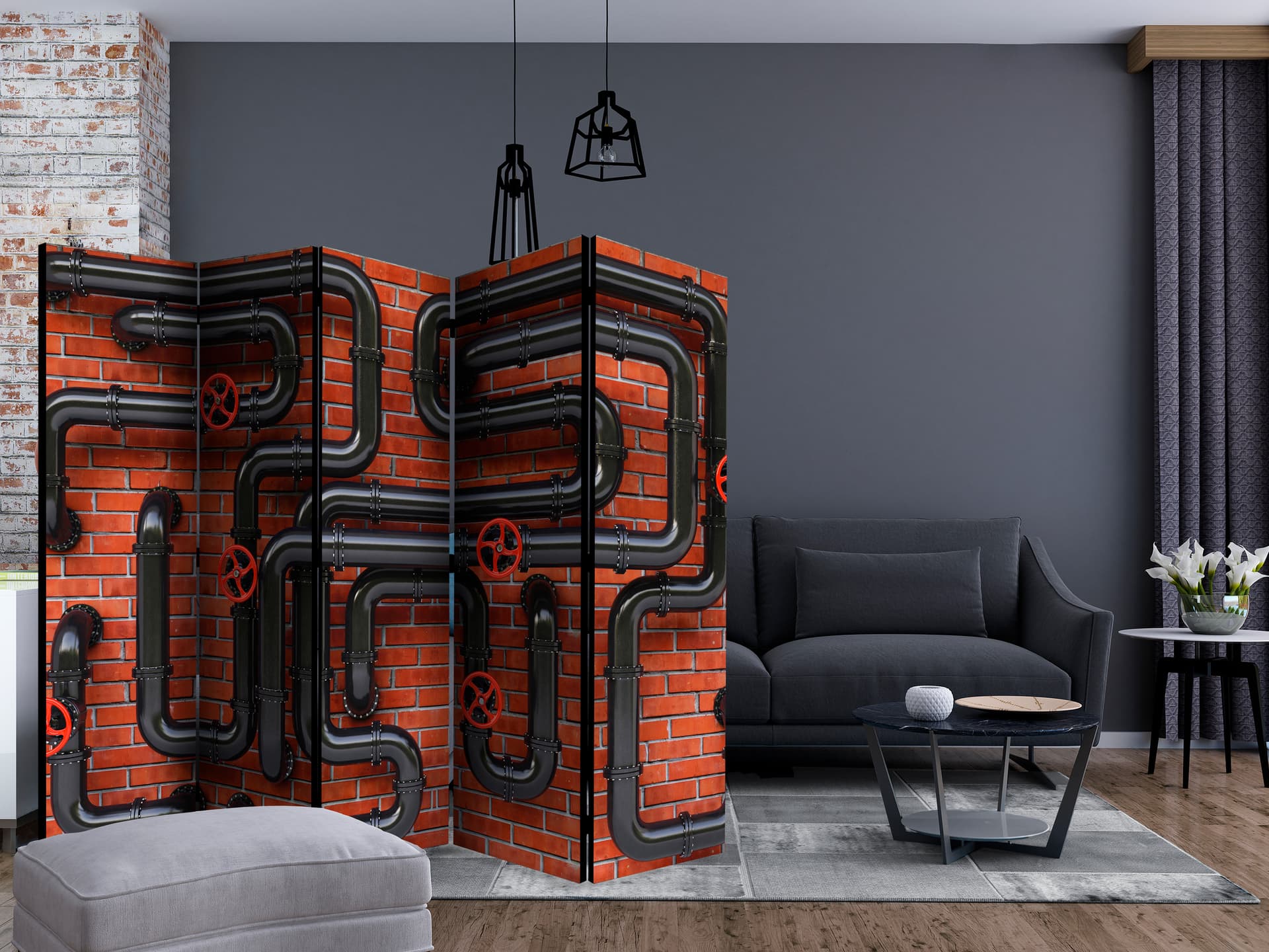 

Parawan 5-częściowy - Król goblinów II [Room Dividers] (rozmiar 225x172)