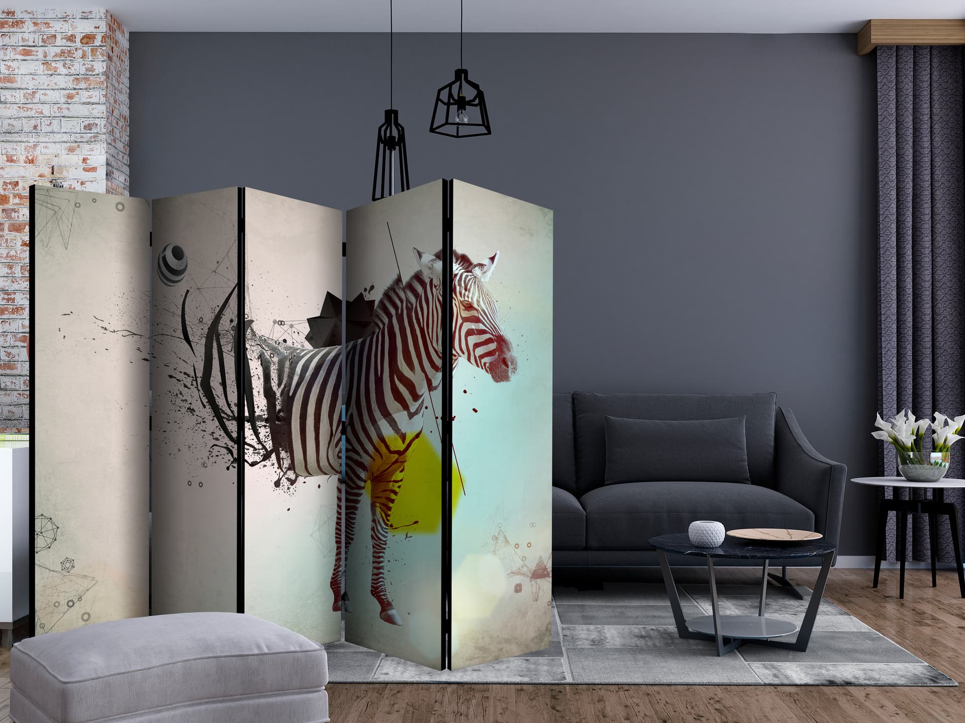 

Parawan 5-częściowy - W dysharmonii z naturą II [Room Dividers] (rozmiar 225x172)