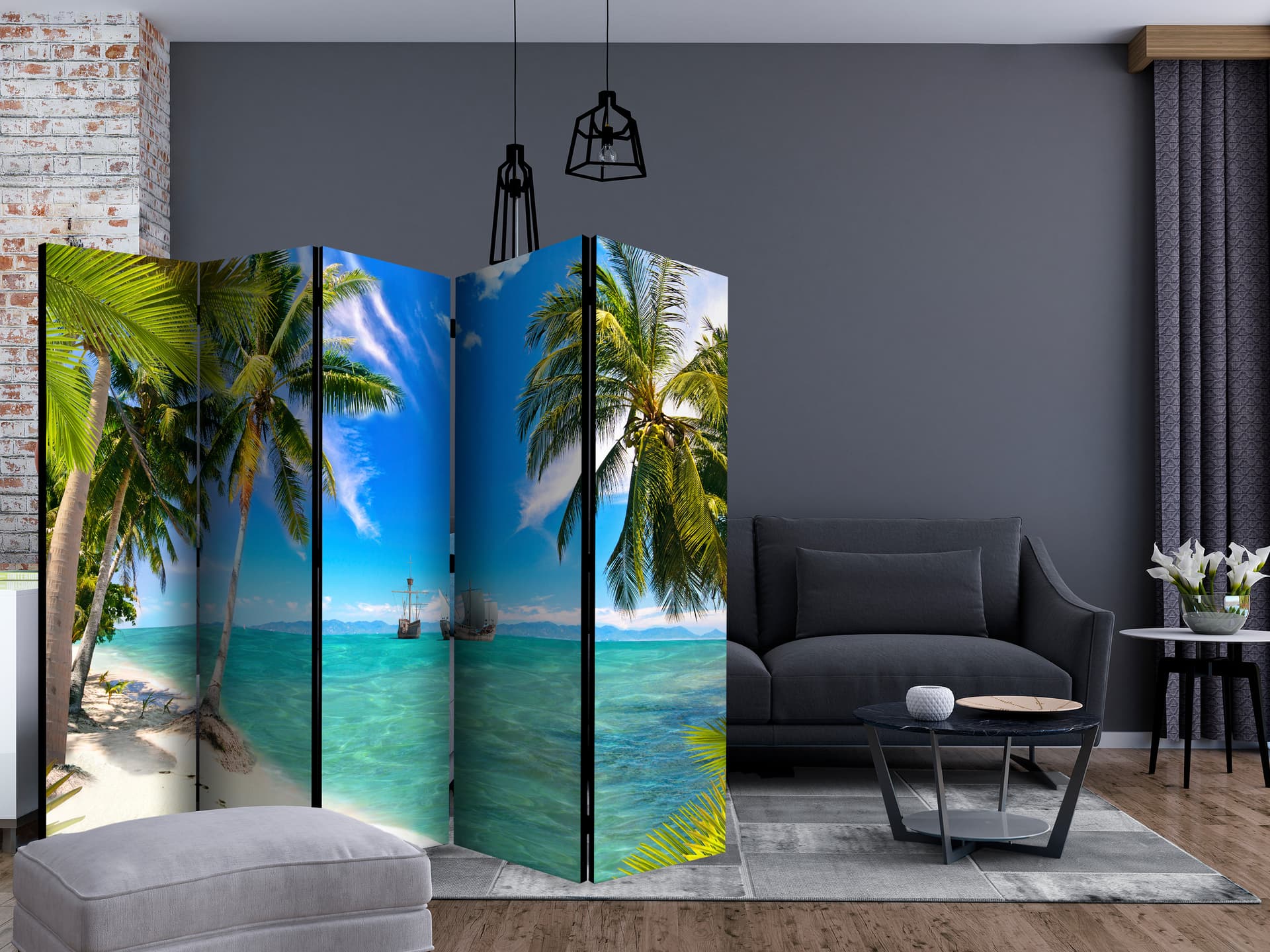 

Parawan 5-częściowy - Zagubione okrety II [Room Dividers] (rozmiar 225x172)