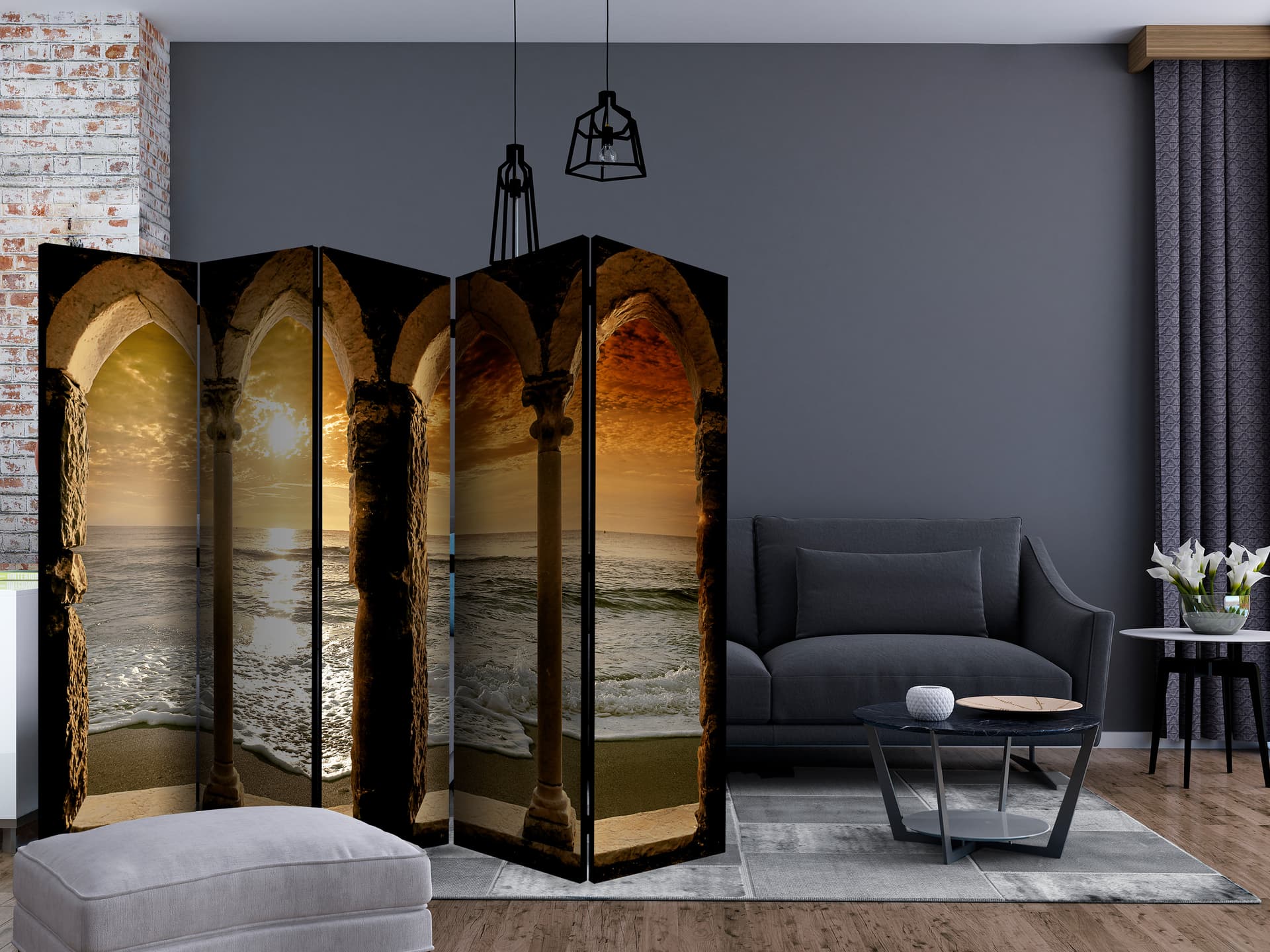 

Parawan 5-częściowy - Idylla II [Room Dividers] (rozmiar 225x172)