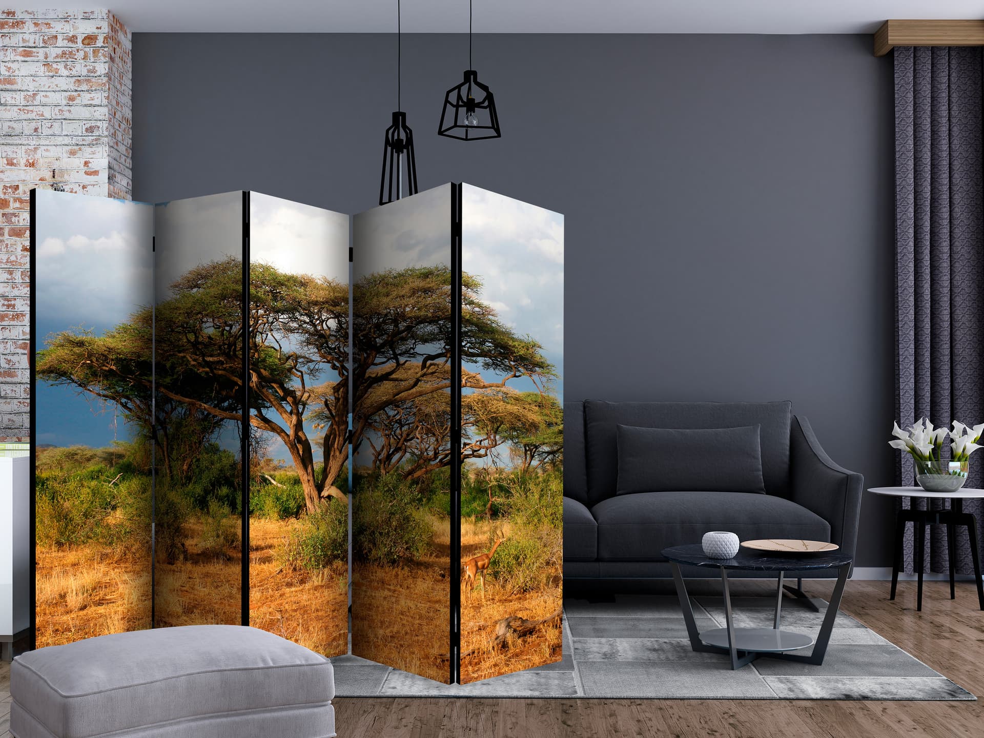 

Parawan 5-częściowy - W krainie Samburu, Kenia II [Room Dividers] (rozmiar 225x172)