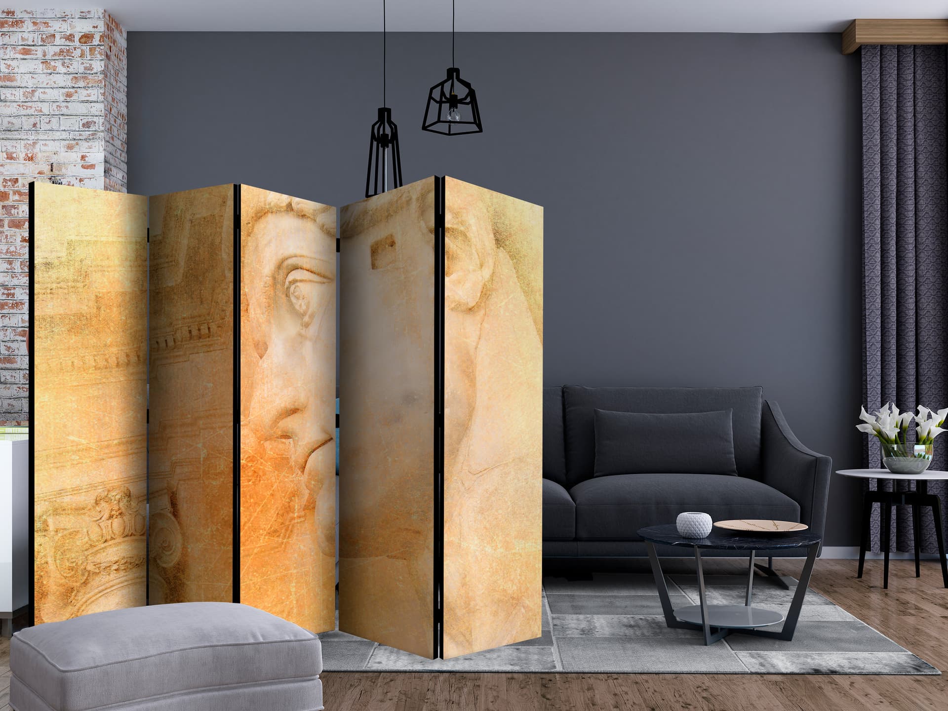 

Parawan 5-częściowy - Greek God II [Room Dividers] (rozmiar 225x172)