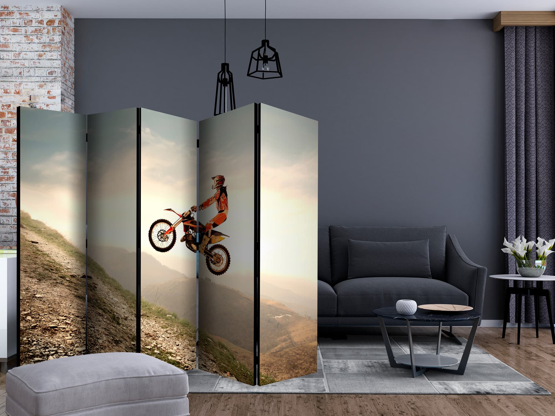 

Parawan 5-częściowy - Sport motorowy II [Room Dividers] (rozmiar 225x172)