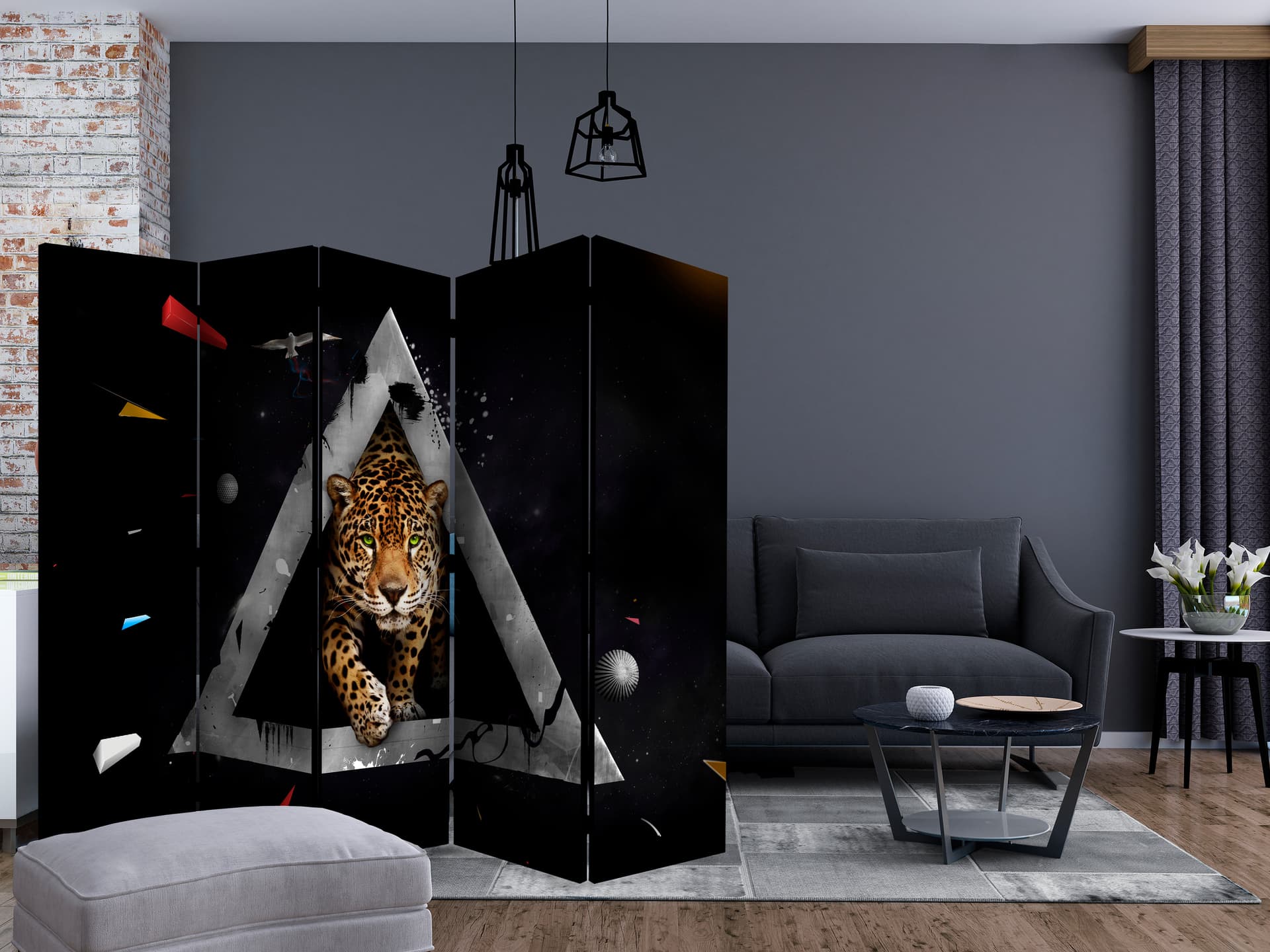 

Parawan 5-częściowy - Dzika wizja przyszłości II [Room Dividers] (rozmiar 225x172)