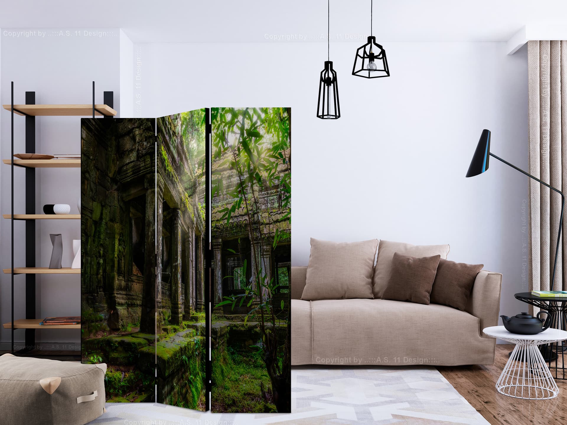 

Parawan 3-częściowy - Preah Khan [Room Dividers] (rozmiar 135x172)