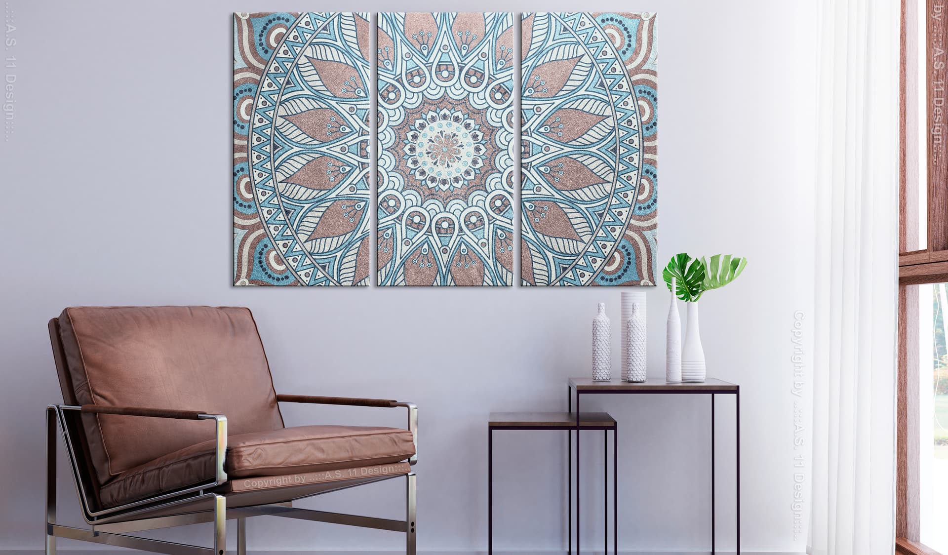 

Obraz - Orientalny okrąg (3-częsciowy) (rozmiar 120x80)