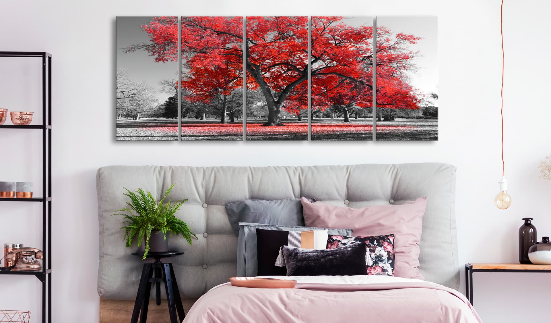 

Obraz - Jesień w parku (5-częściowy) wąski czerwony (rozmiar 225x90)