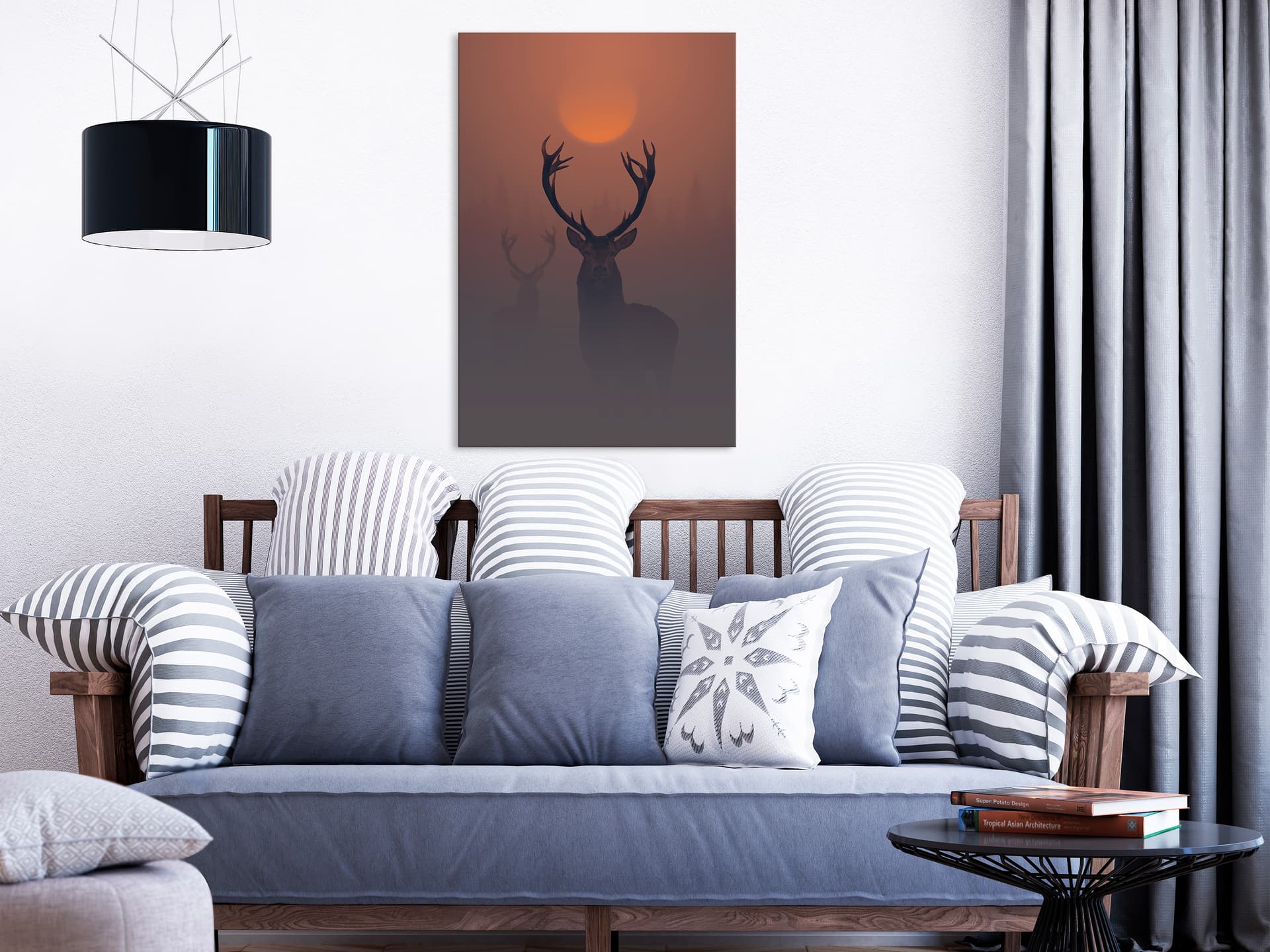 

Obraz - Jelenie we mgle (1-częściowy) pionowy (rozmiar 40x60)