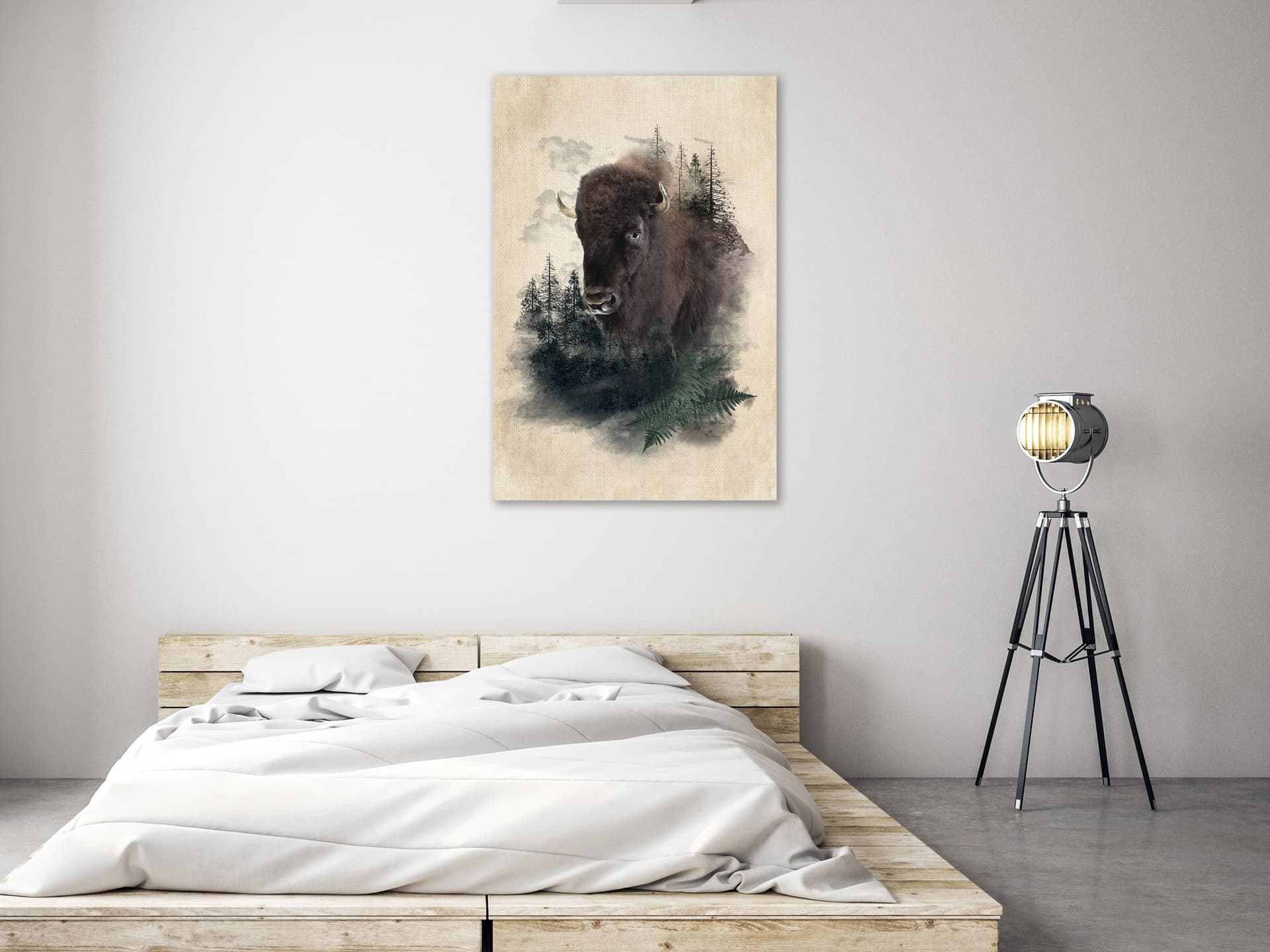 

Obraz - Dostojny bizon (1-częściowy) pionowy (rozmiar 80x120)